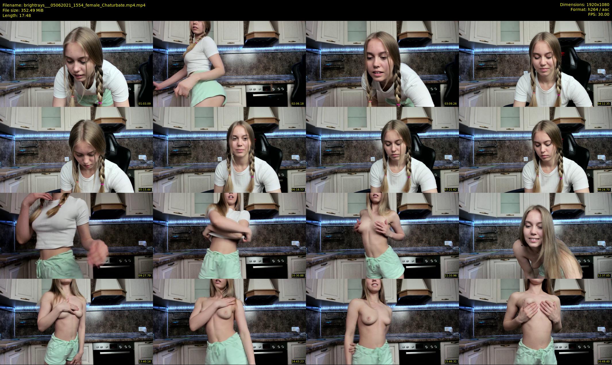 brightrays__ — 18 minute Chaturbate female cam show recording, 1080p, Jun 5, 2021