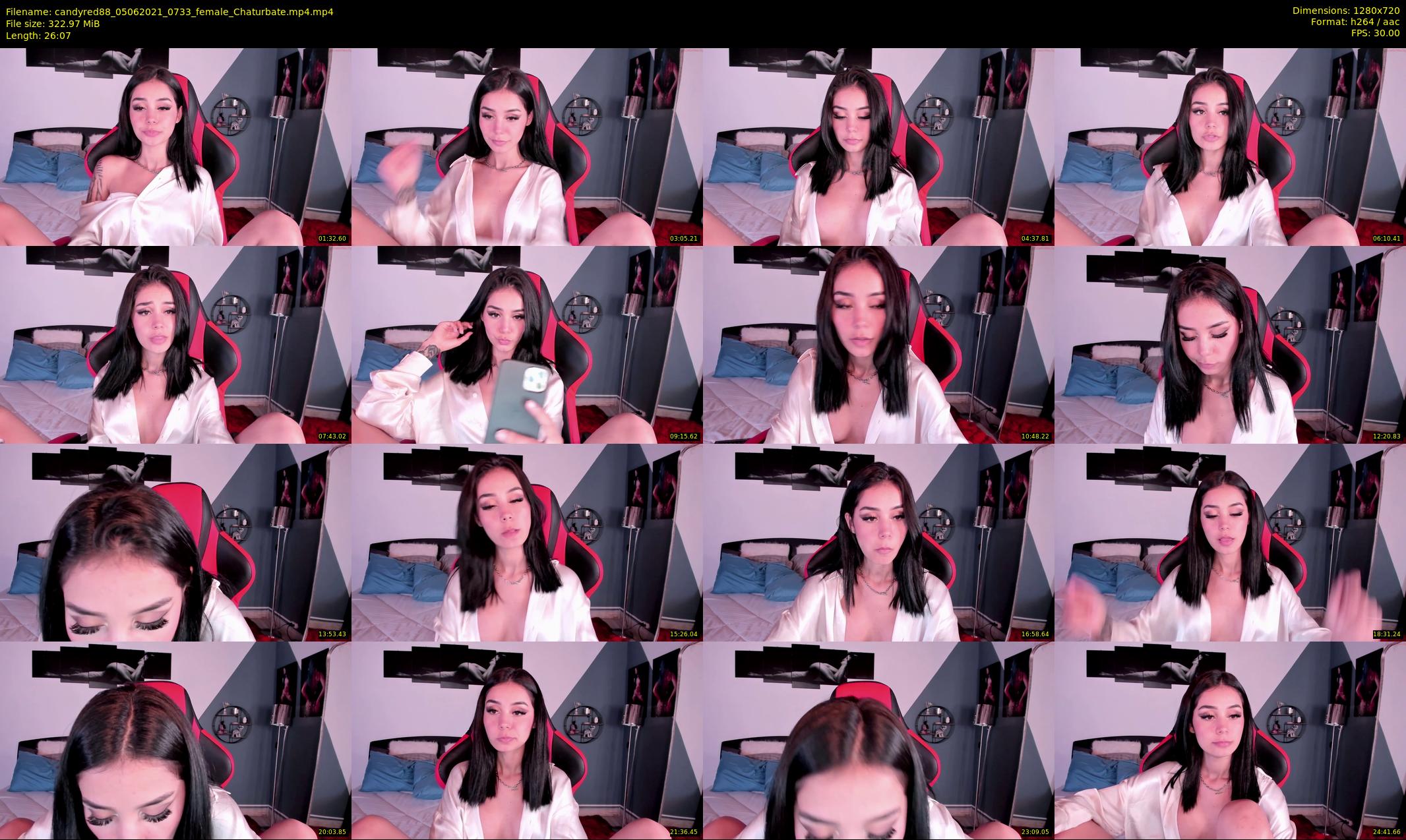 candyred88 — 27 minute Chaturbate female cam show recording, 720p, Jun 5, 2021