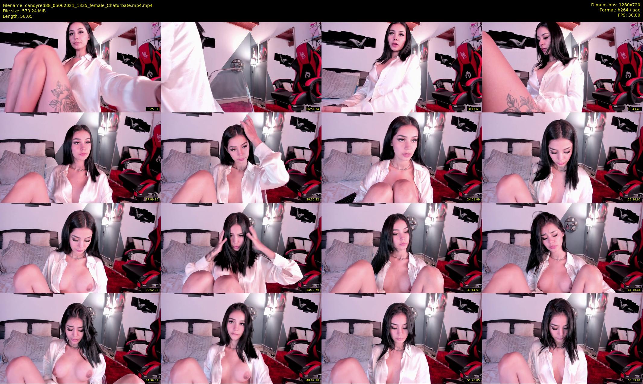 candyred88 — 59 minute Chaturbate female cam show recording, 720p, Jun 5, 2021