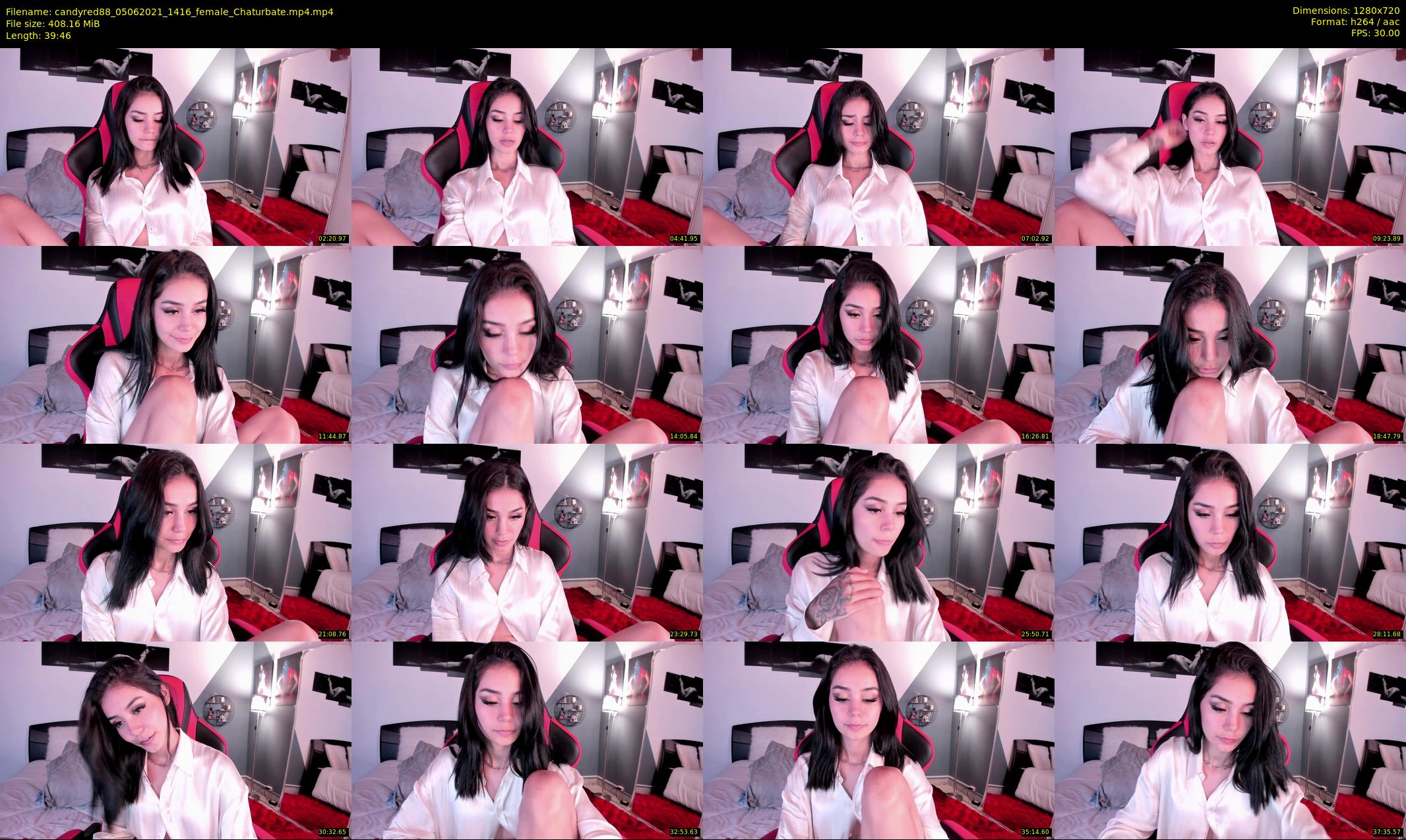 candyred88 — 40 minute Chaturbate female cam show recording, 720p, Jun 5, 2021