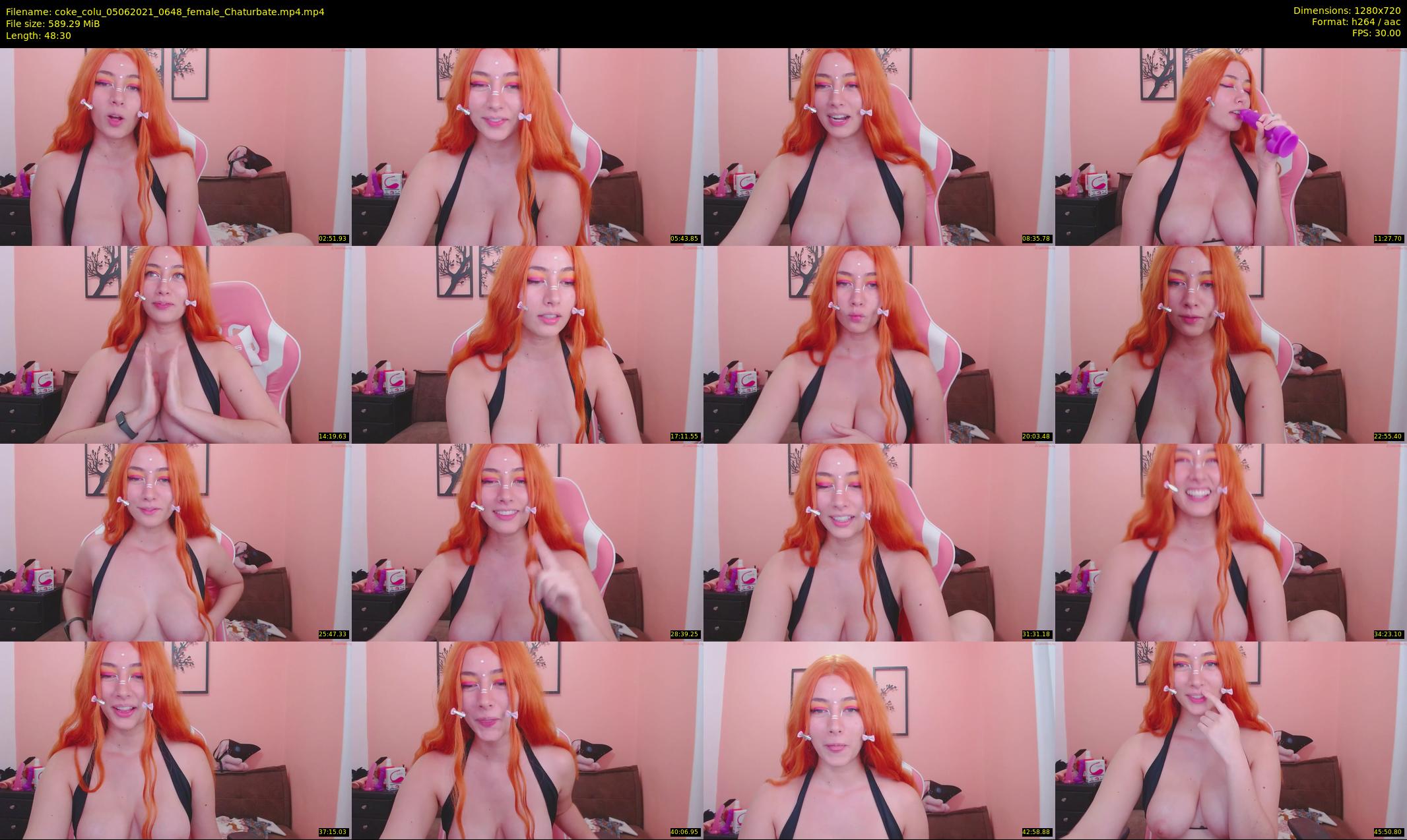 coke_colu — 49 minute Chaturbate female cam show recording, 720p, Jun 5, 2021