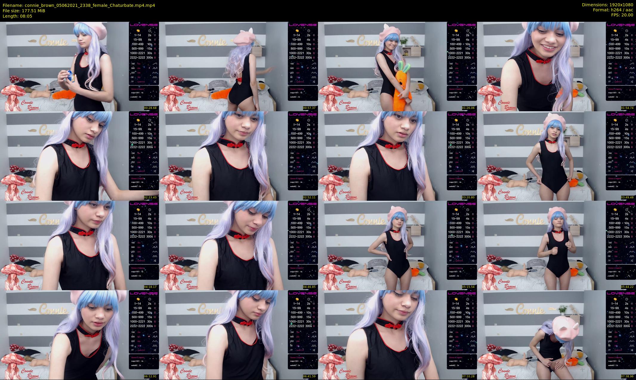 connie_brown — 9 minute Chaturbate female cam show recording, 1080p, Jun 5, 2021