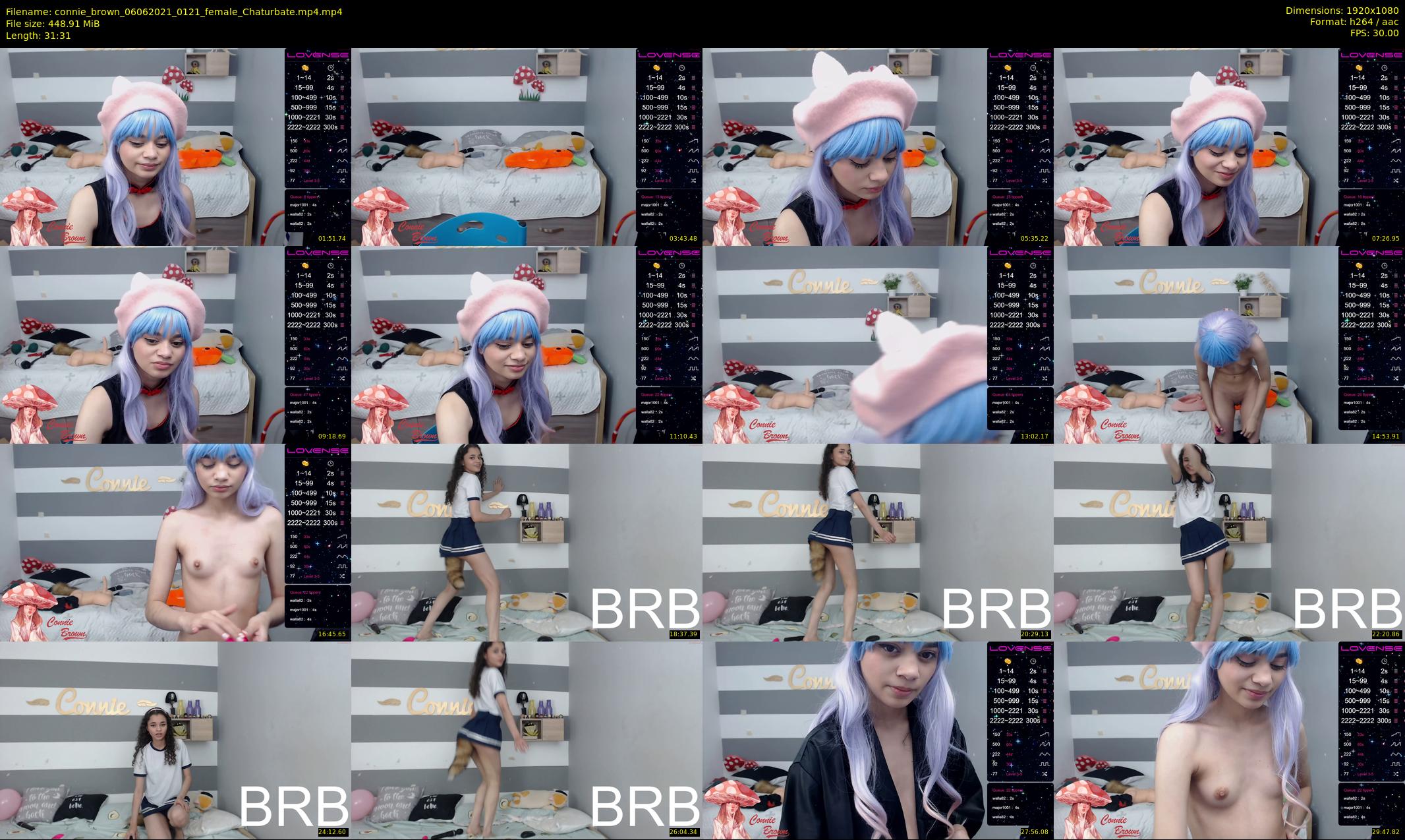 connie_brown — 32 minute Chaturbate female cam show recording, 1080p, Jun 6, 2021