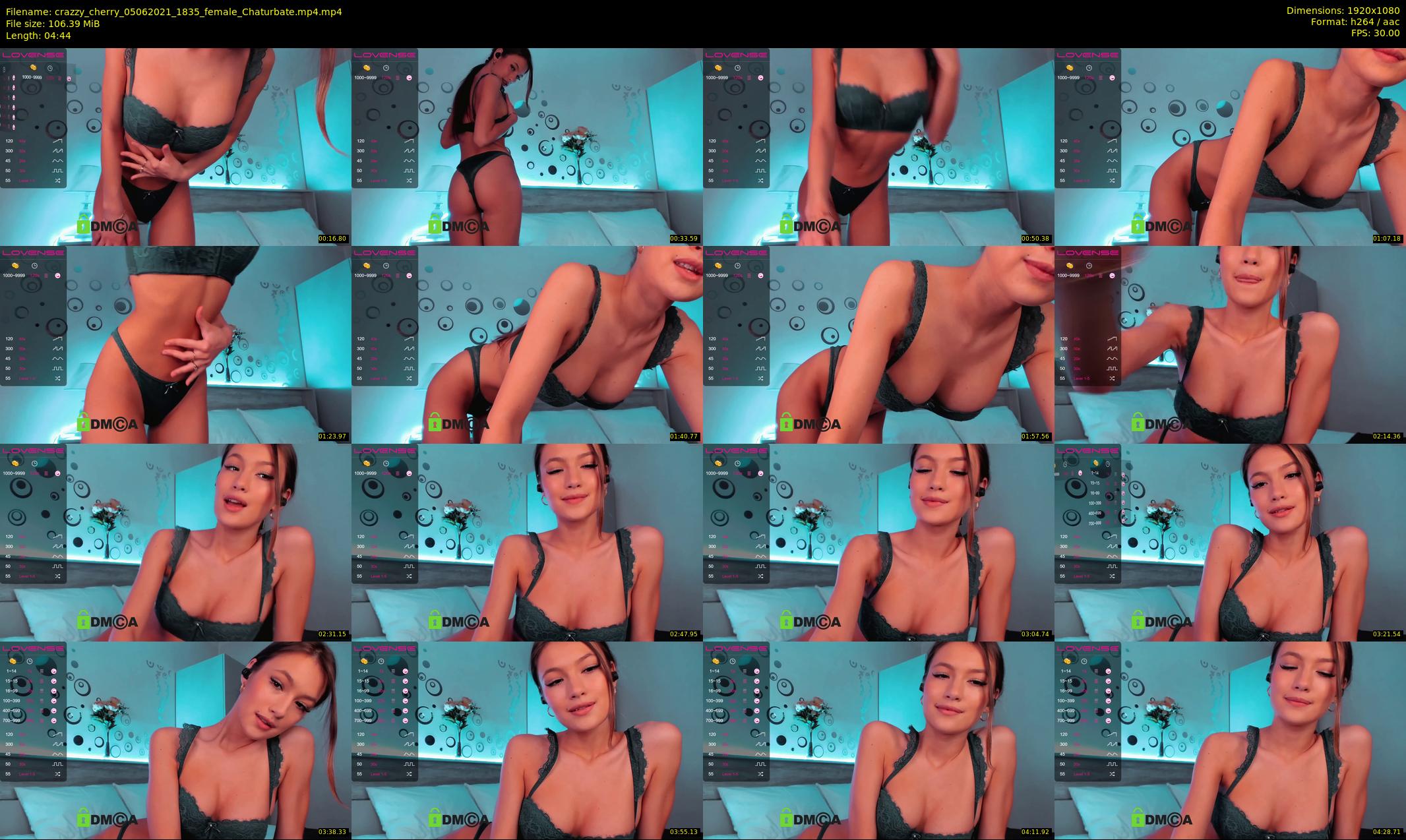 crazzy_cherry — 5 minute Chaturbate female cam show recording, 1080p, Jun 5, 2021