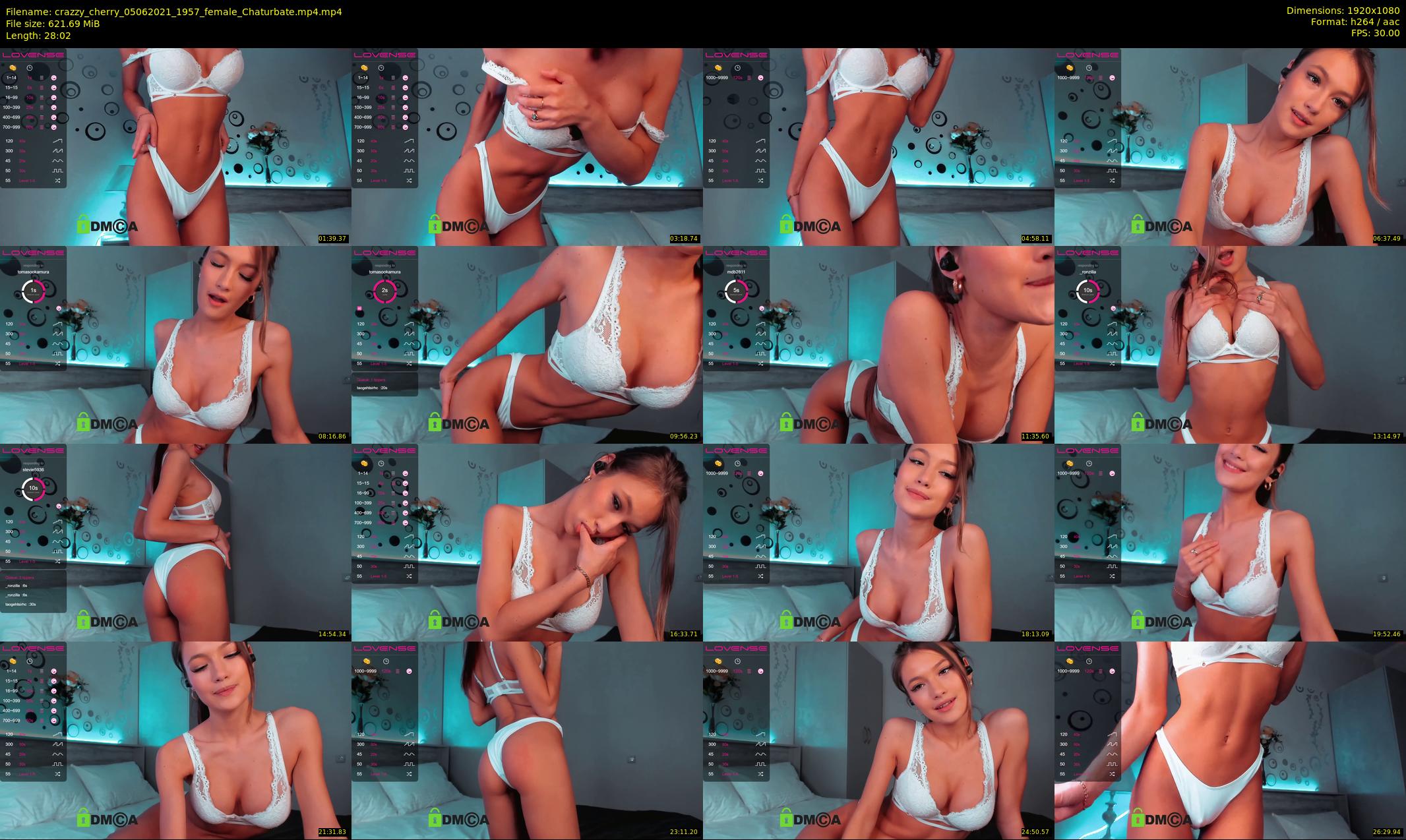 crazzy_cherry — 29 minute Chaturbate female cam show recording, 1080p, Jun 5, 2021