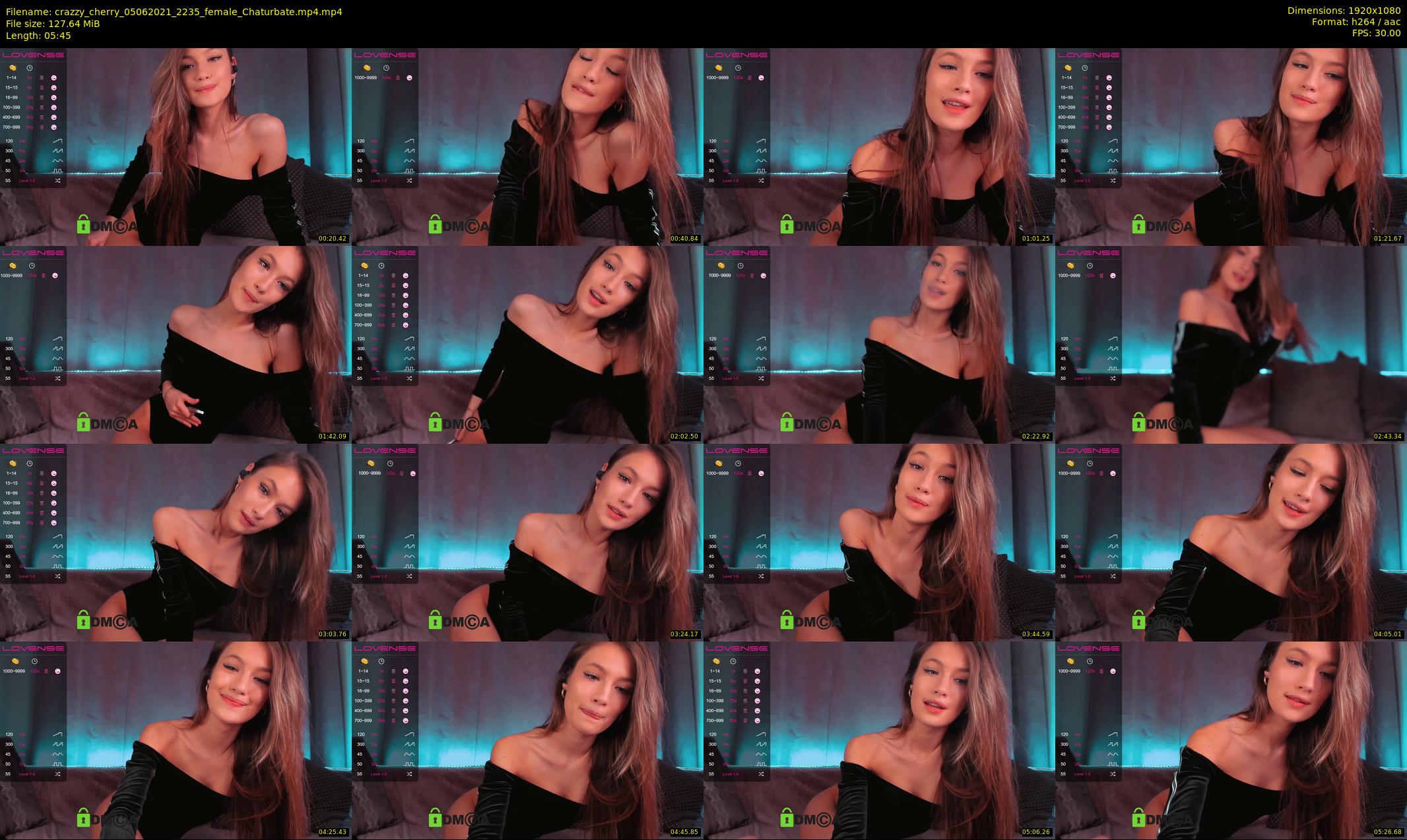 crazzy_cherry — 6 minute Chaturbate female cam show recording, 1080p, Jun 5, 2021