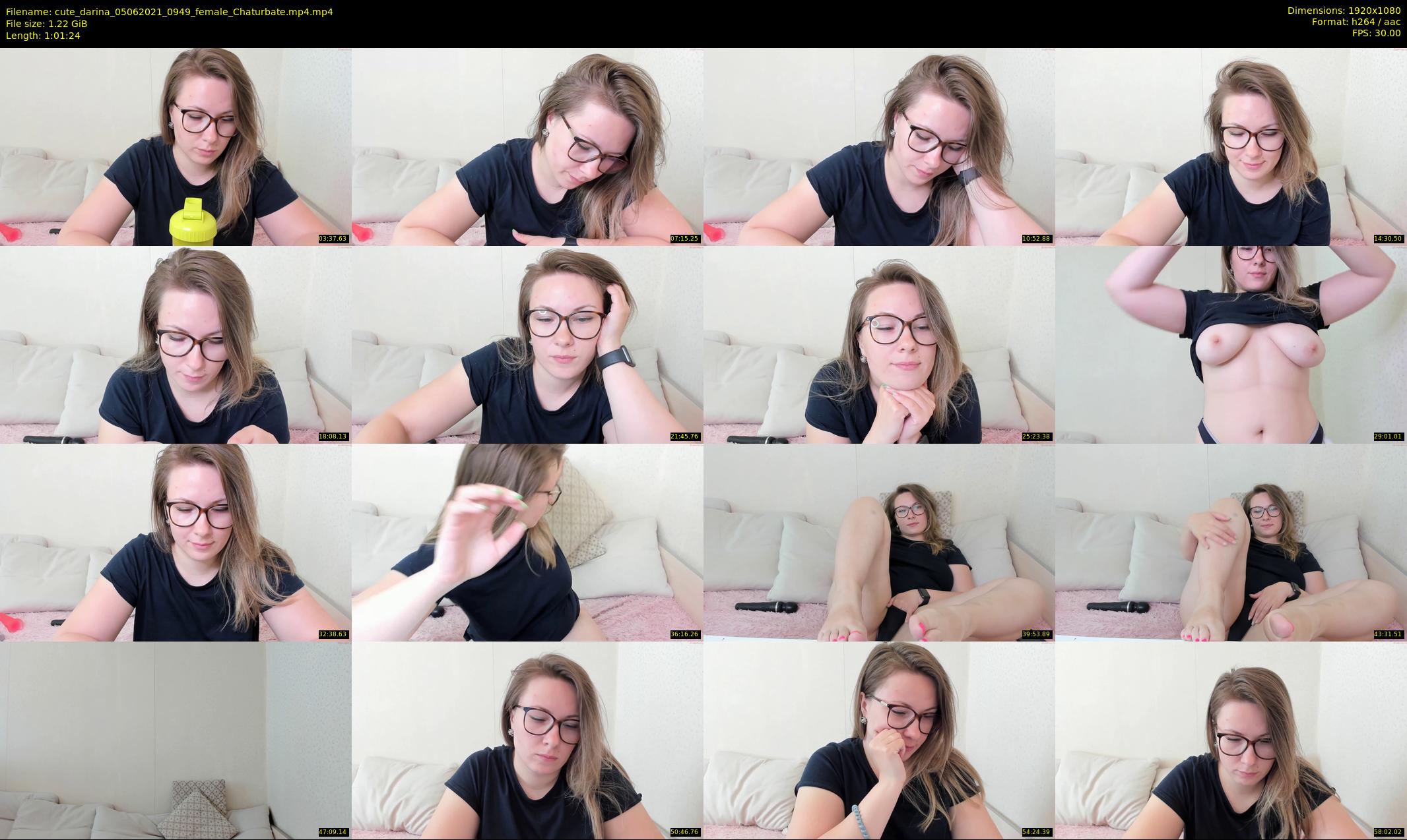 cute_darina — 62 minute Chaturbate female cam show recording, 1080p, Jun 5, 2021