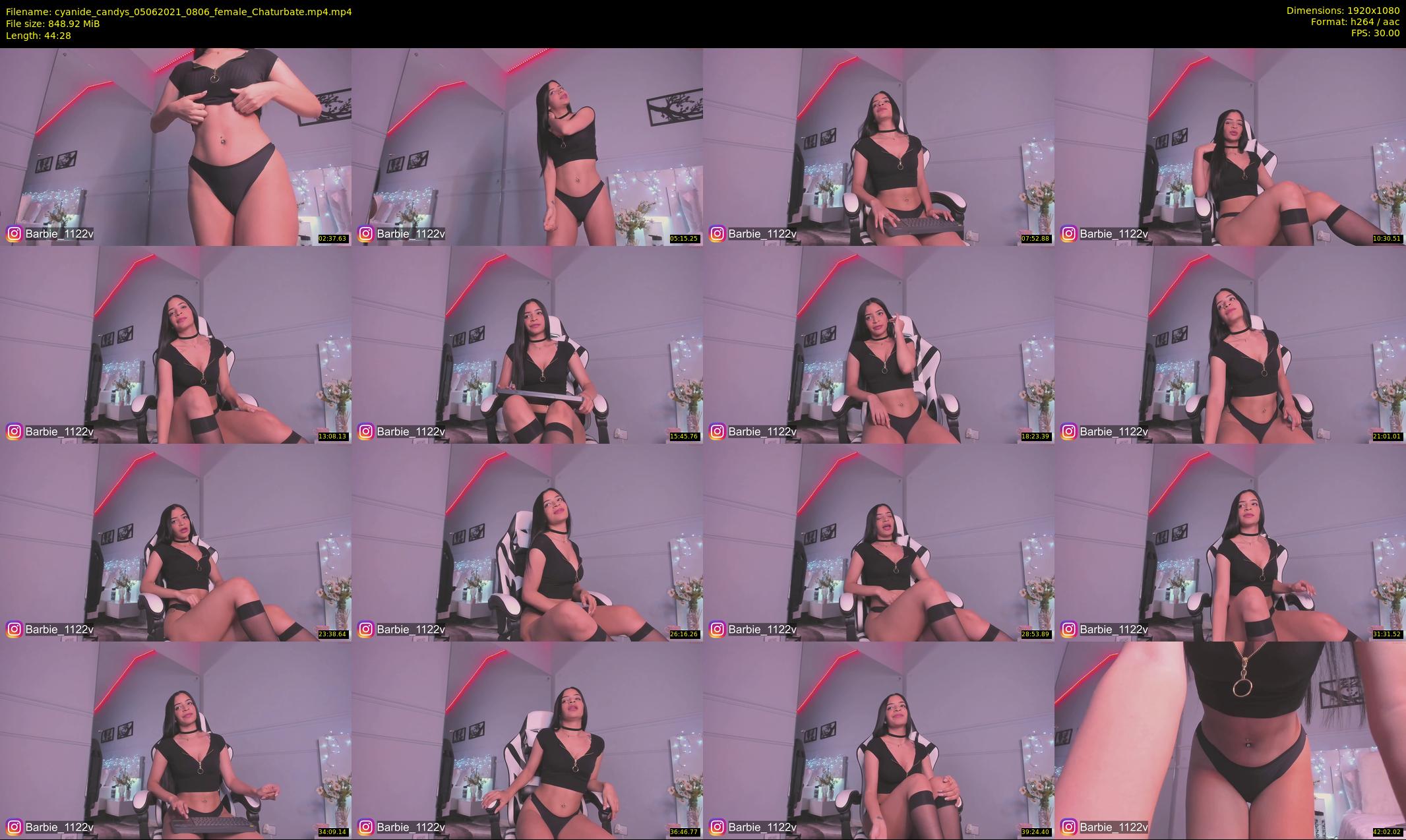 cyanide_candys — 45 minute Chaturbate female cam show recording, 1080p, Jun 5, 2021