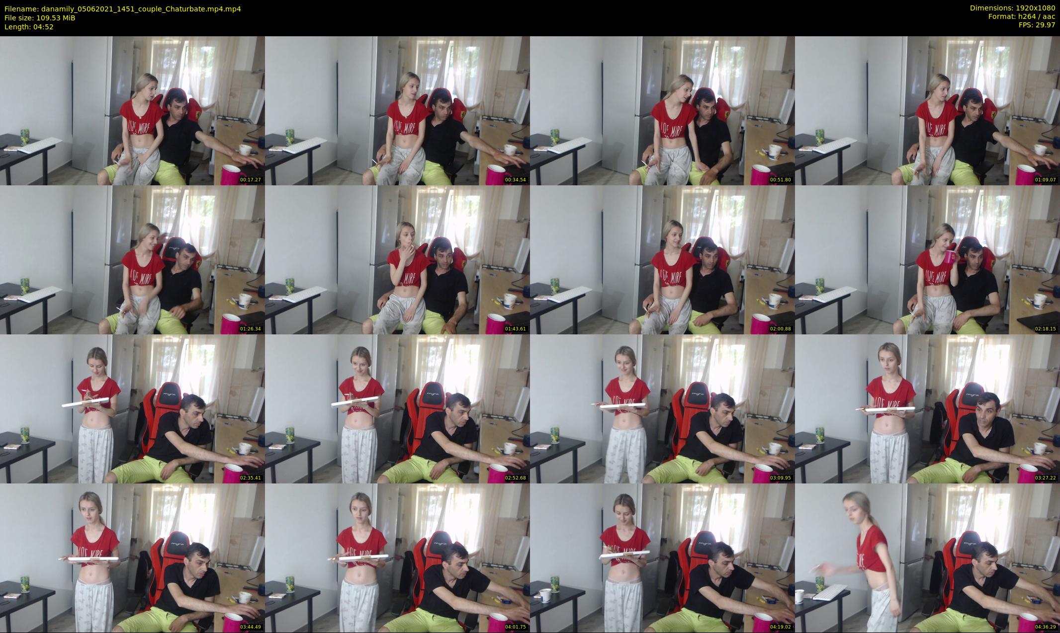 danamily — 5 minute Chaturbate female cam show recording, 1080p, Jun 5, 2021