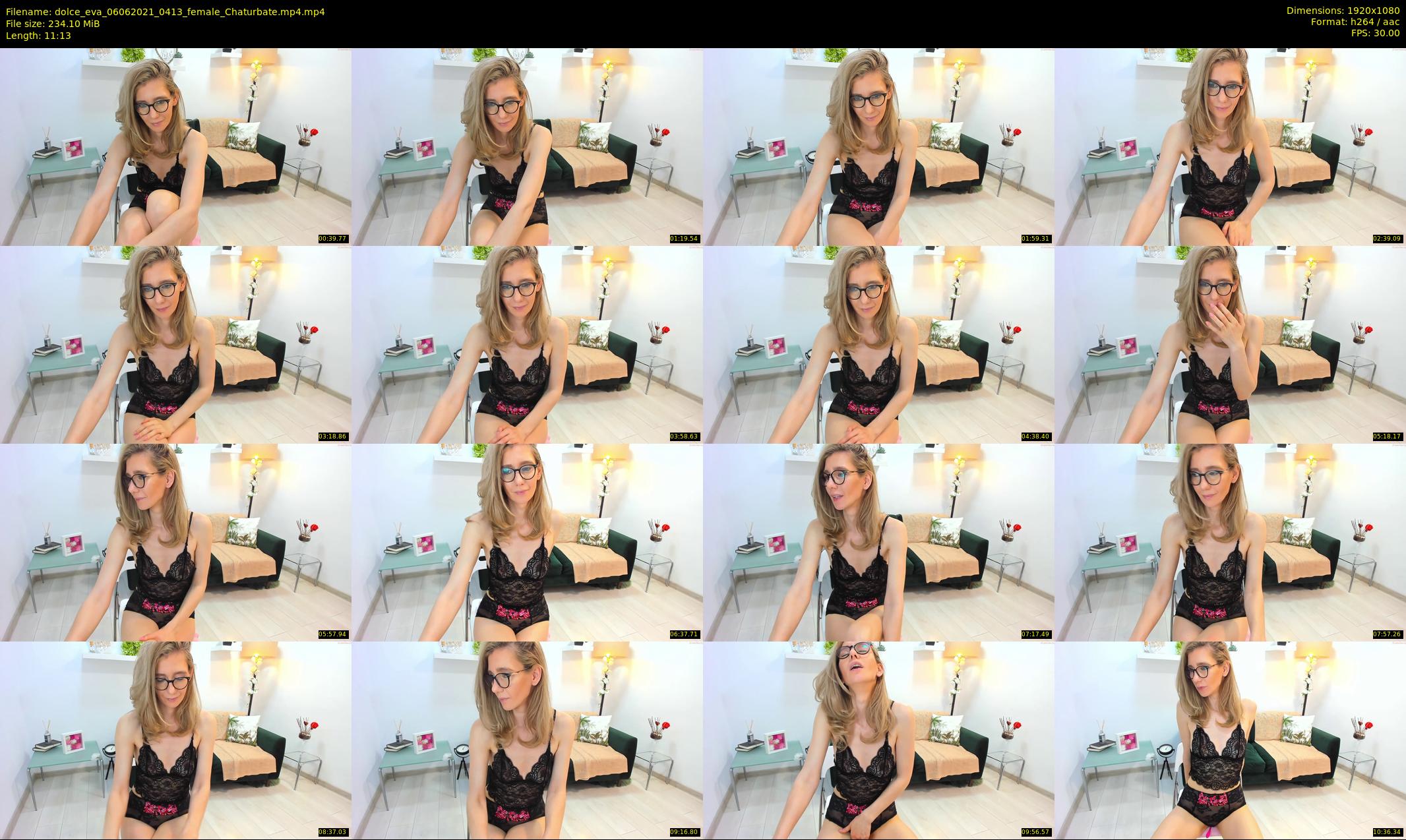 dolce_eva — 12 minute Chaturbate female cam show recording, 1080p, Jun 6, 2021