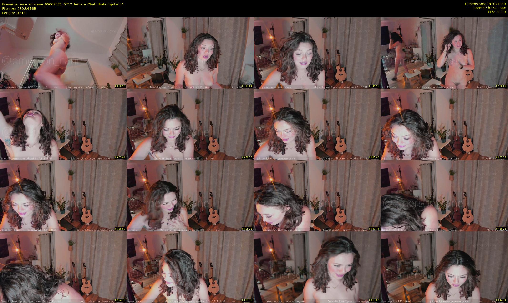 emersoncane — 11 minute Chaturbate female cam show recording, 1080p, Jun 5, 2021