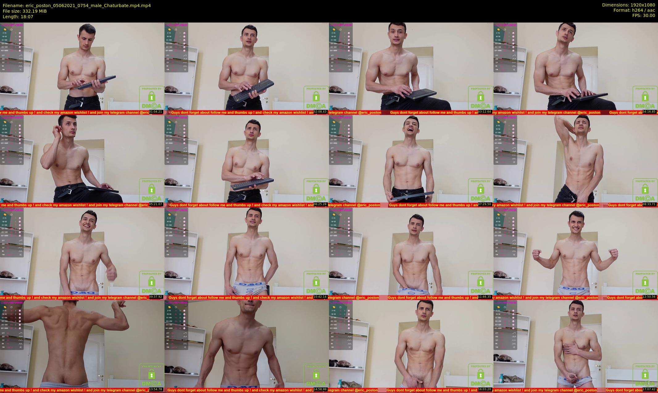 eric_poston — 19 minute Chaturbate male cam show recording, 1080p, Jun 5, 2021