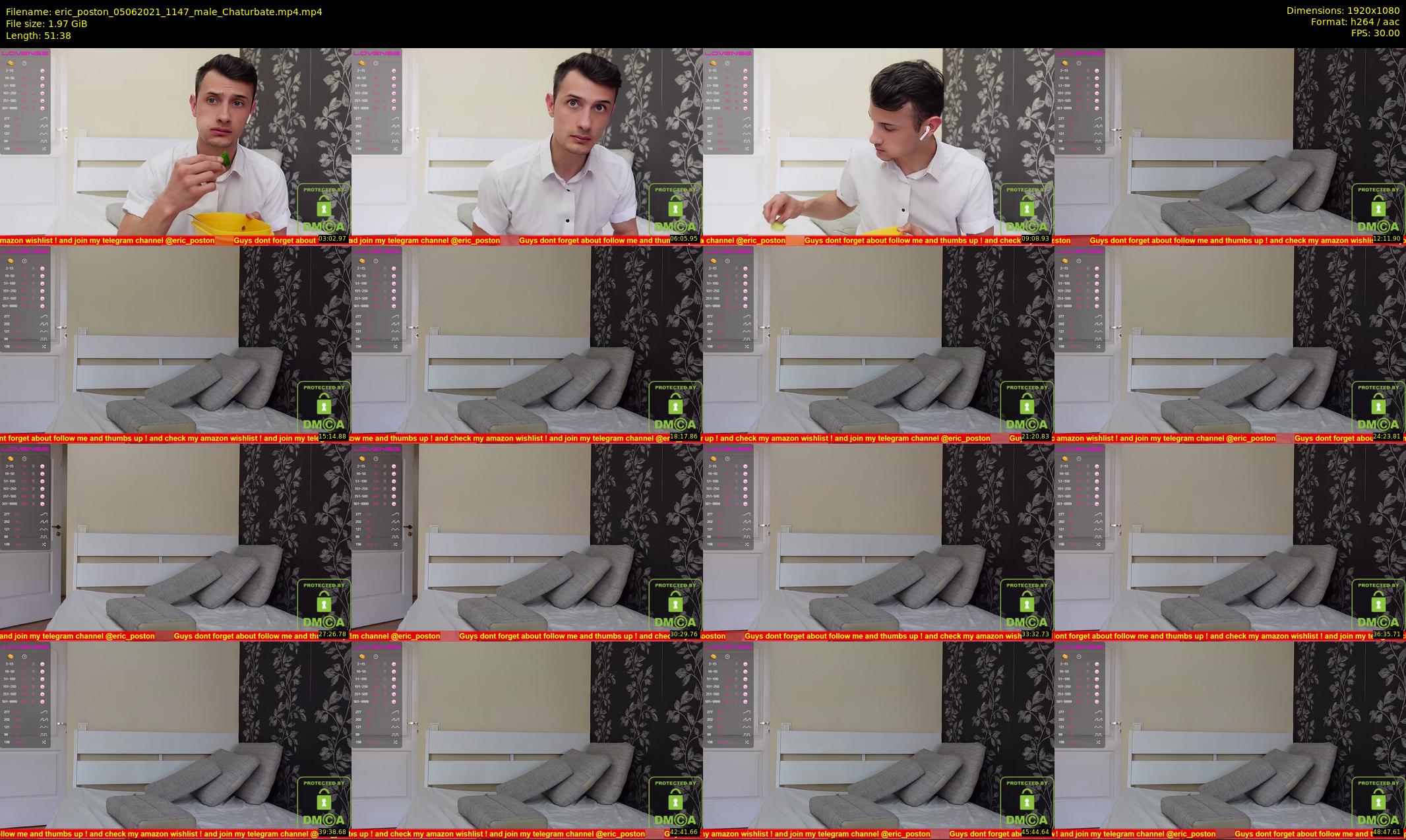eric_poston — 52 minute Chaturbate male cam show recording, 1080p, Jun 5, 2021