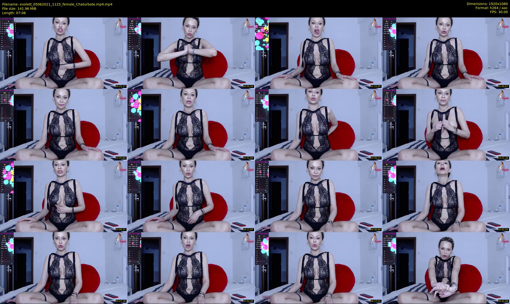 evolett — 8 minute Chaturbate female cam show recording, 1080p, Jun 5, 2021