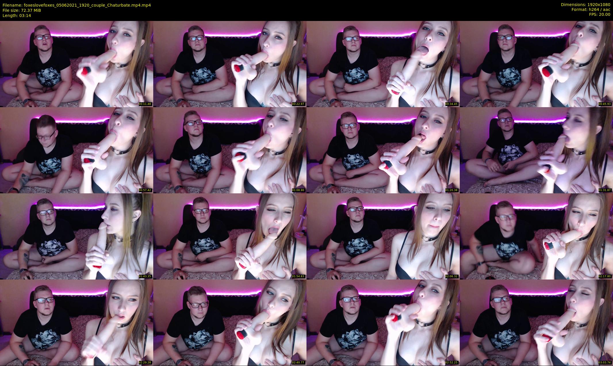 foxeslovefoxes — 4 minute Chaturbate couple cam show recording, 1080p, Jun 5, 2021