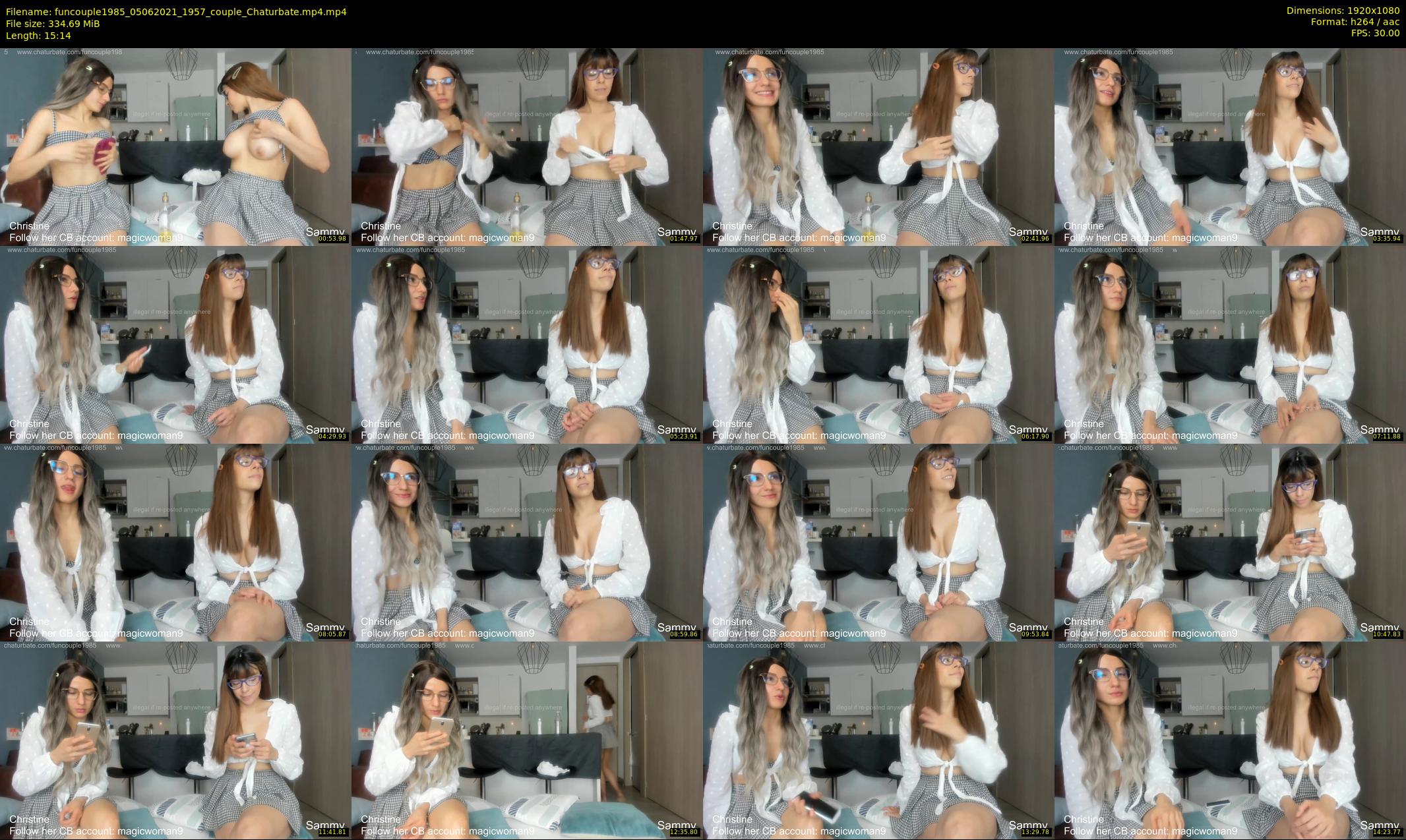 funcouple1985 — 16 minute Chaturbate couple cam show recording, 1080p, Jun 5, 2021