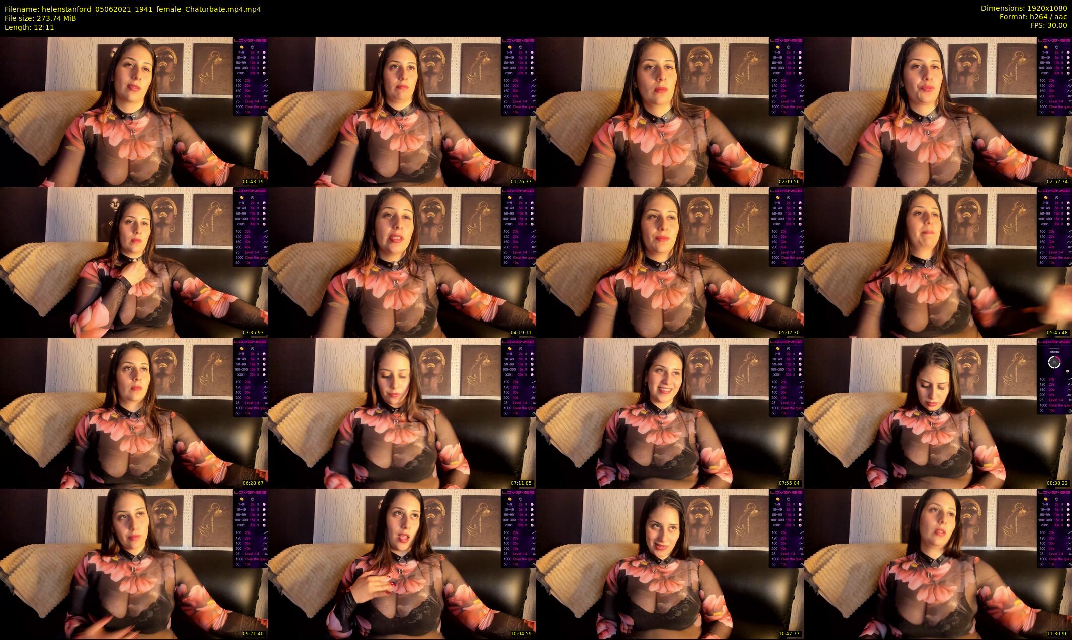 helenstanford — 13 minute Chaturbate female cam show recording, 1080p, Jun 5, 2021