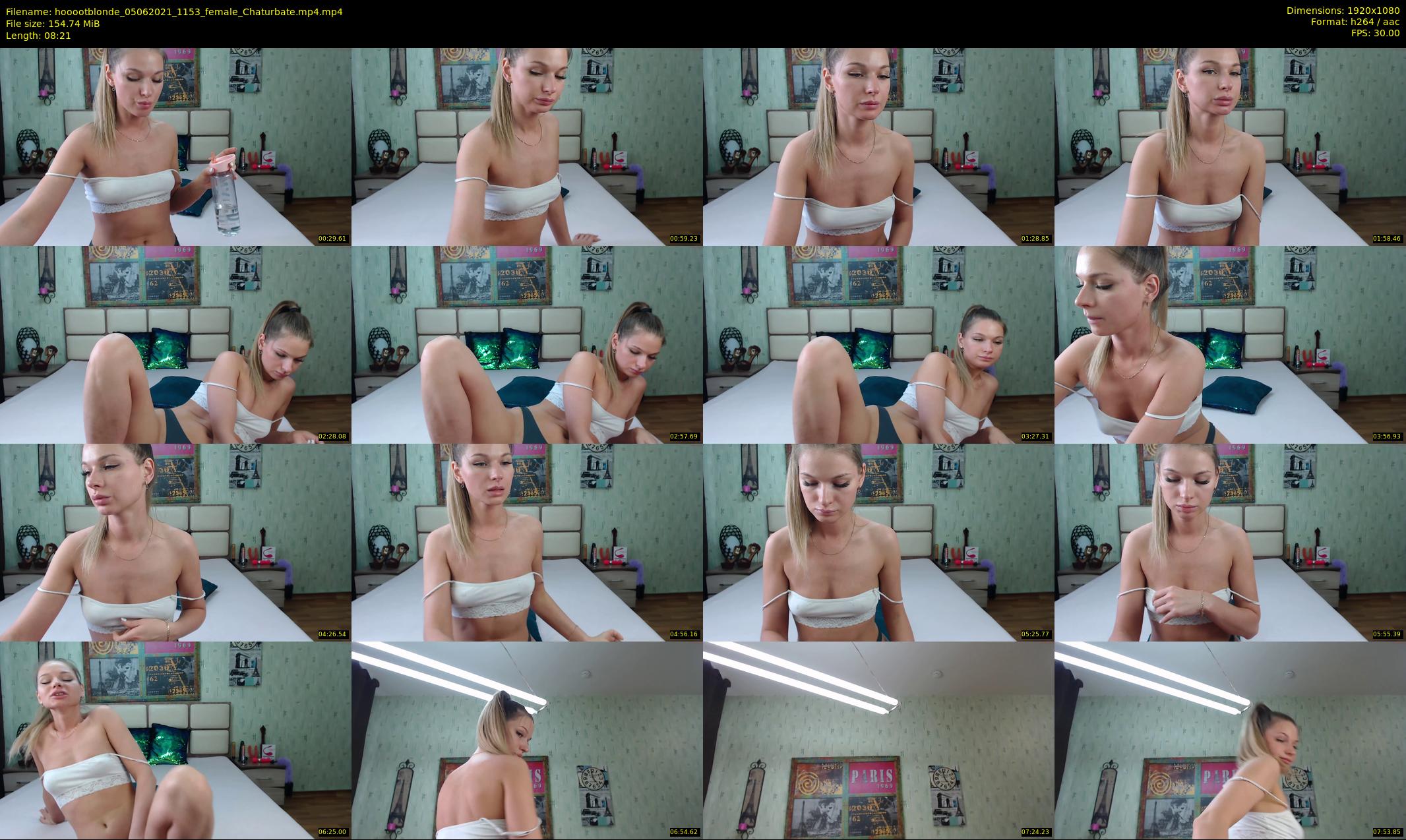 hooootblonde — 9 minute Chaturbate female cam show recording, 1080p, Jun 5, 2021