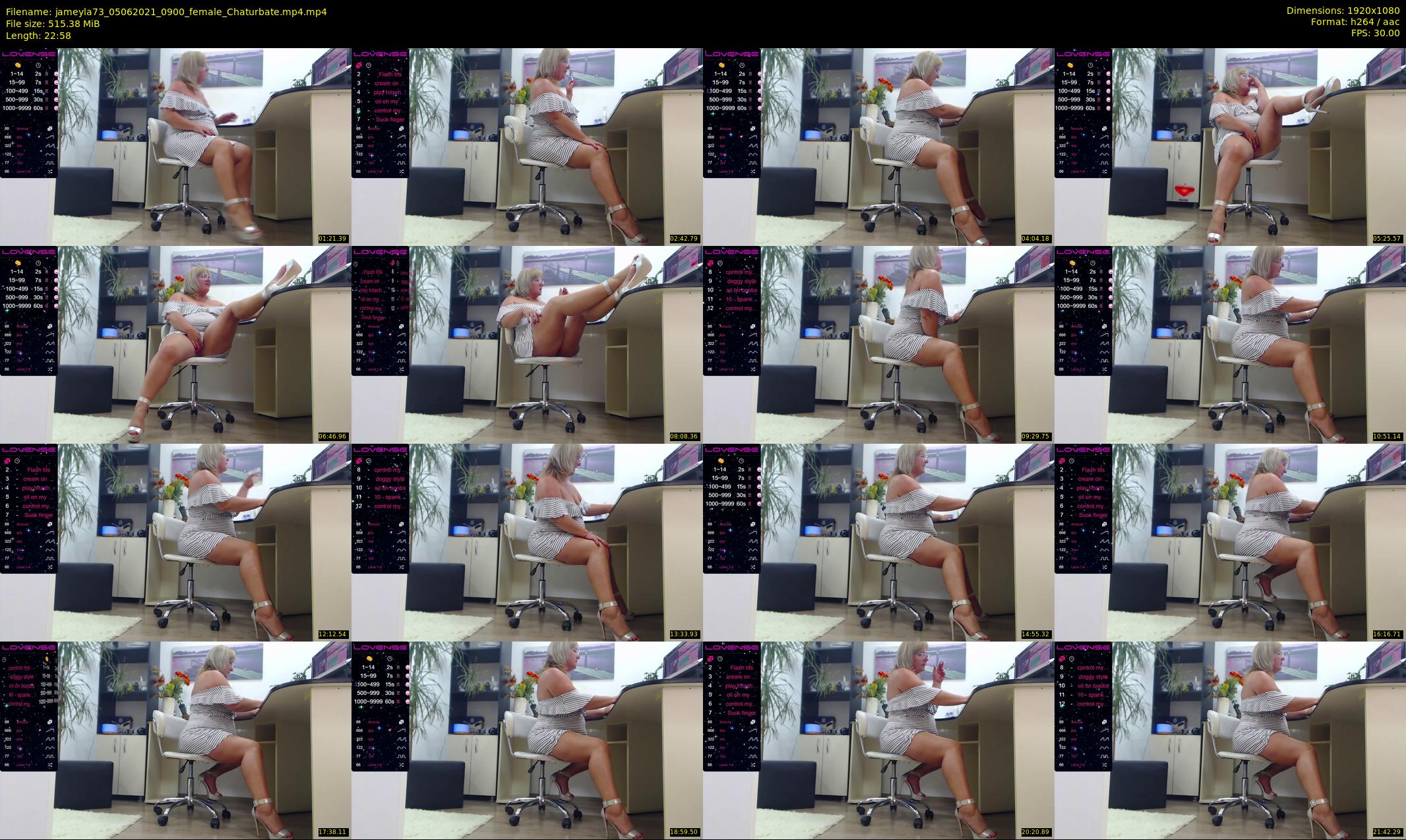 jameyla73 — 23 minute Chaturbate female cam show recording, 1080p, Jun 5, 2021