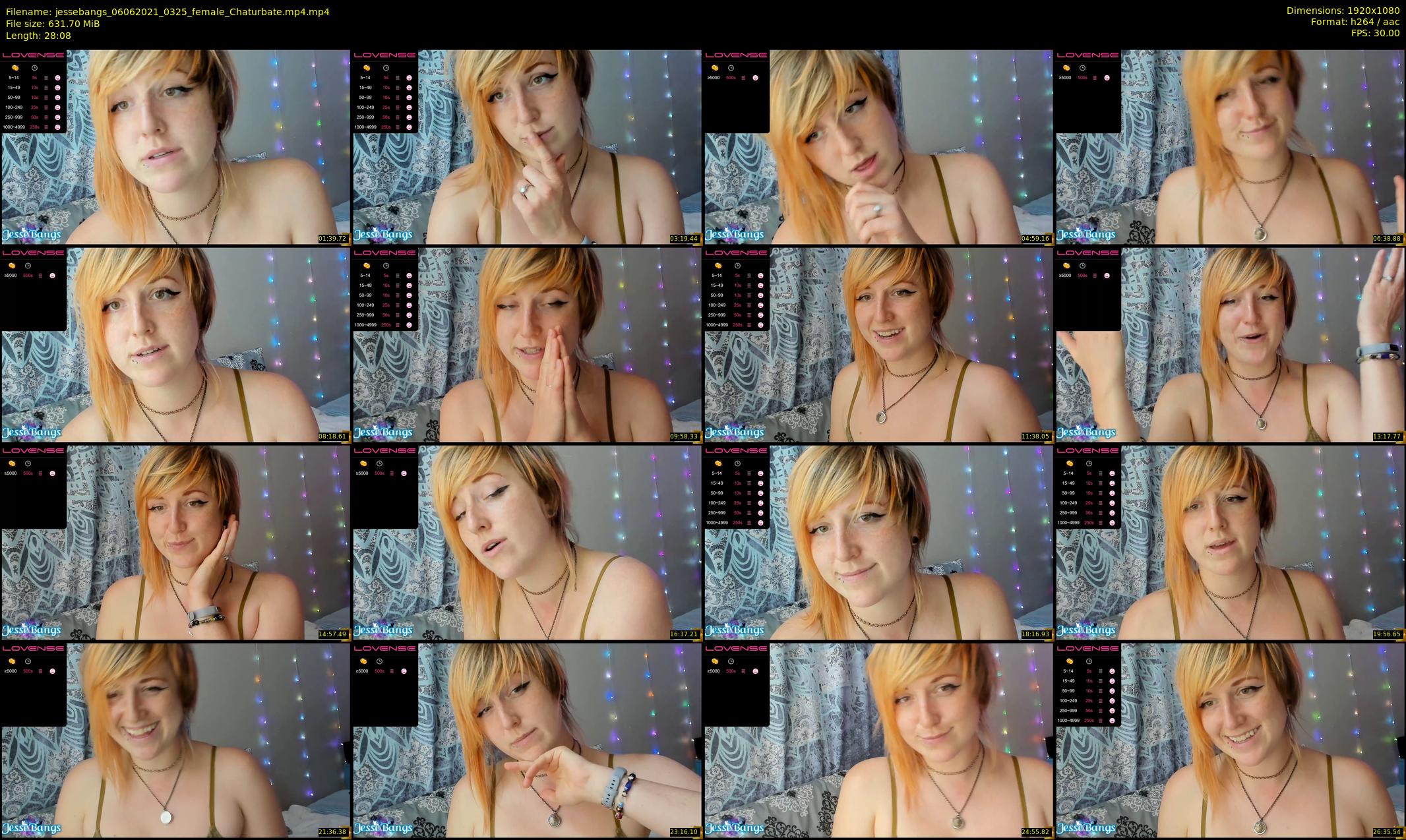 jessebangs — 29 minute Chaturbate female cam show recording, 1080p, Jun 6, 2021