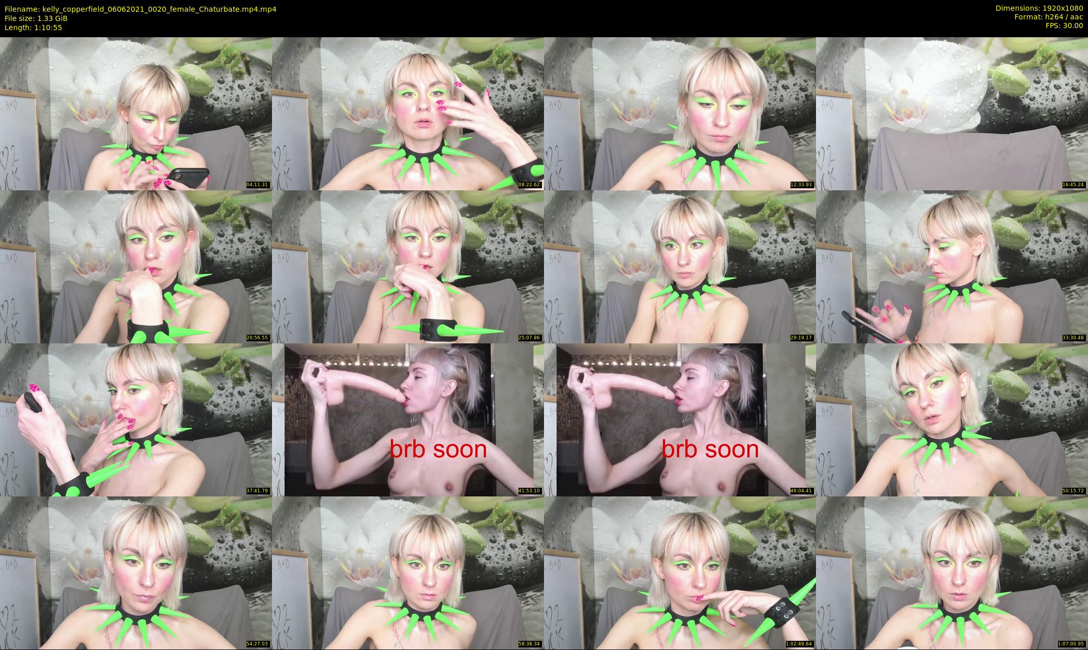 kelly_copperfield — 71 minute Chaturbate female cam show recording, 1080p, Jun 6, 2021