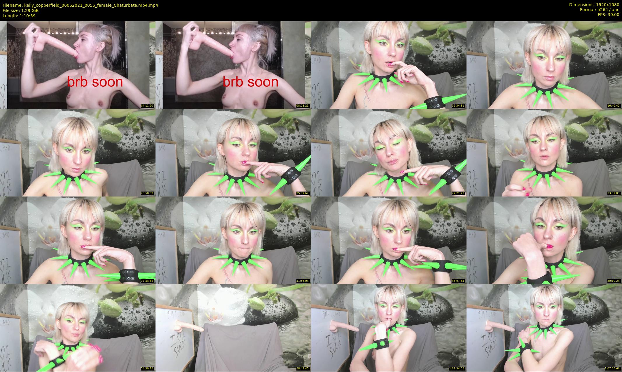 kelly_copperfield — 71 minute Chaturbate female cam show recording, 1080p, Jun 6, 2021