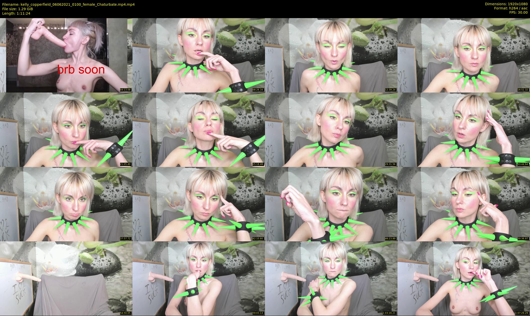 kelly_copperfield — 72 minute Chaturbate female cam show recording, 1080p, Jun 6, 2021