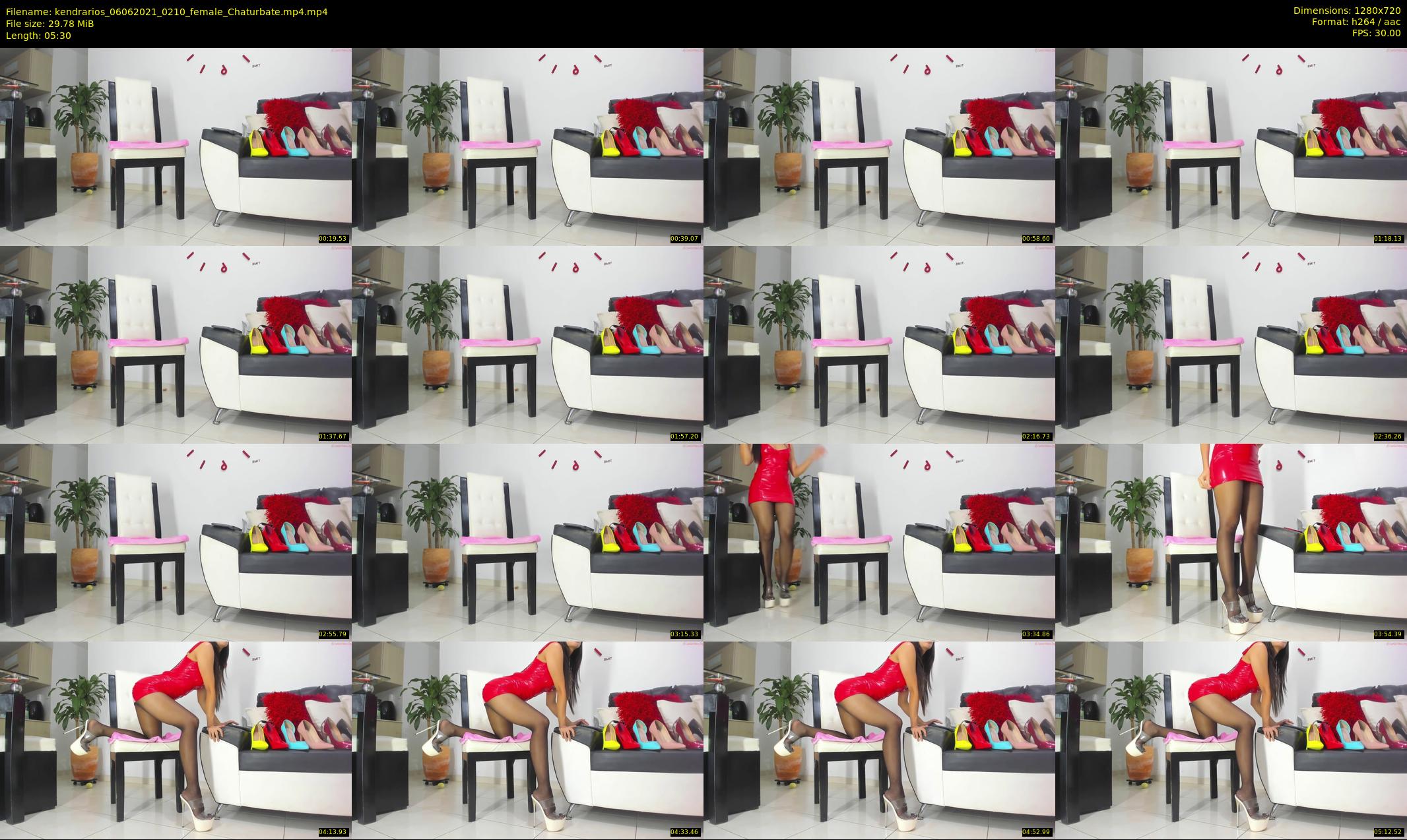 kendrarios — 6 minute Chaturbate female cam show recording, 720p, Jun 6, 2021