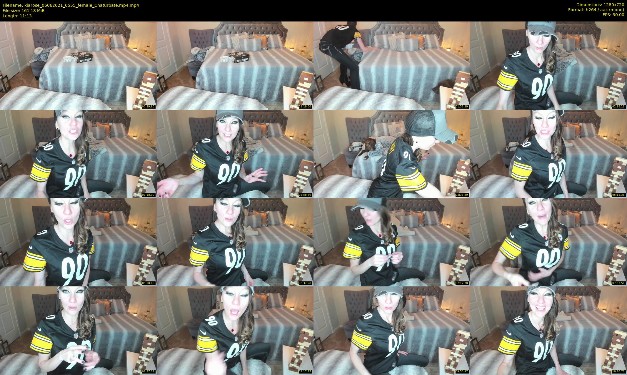 kiarose — 12 minute Chaturbate female cam show recording, 720p, Jun 6, 2021