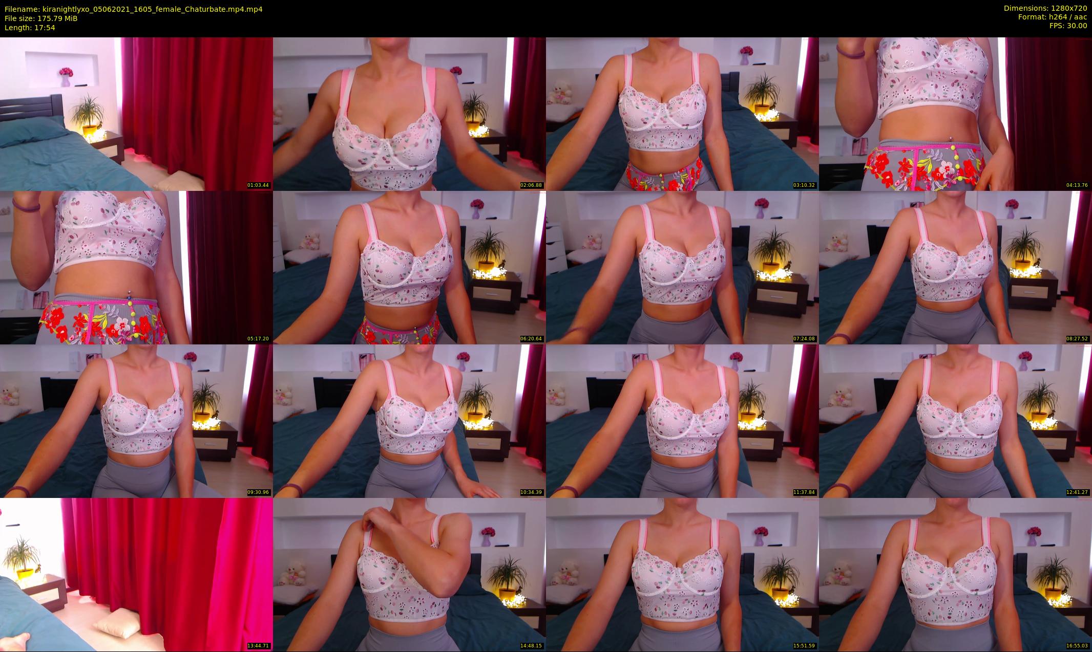 kiranightlyxo — 18 minute Chaturbate female cam show recording, 720p, Jun 5, 2021