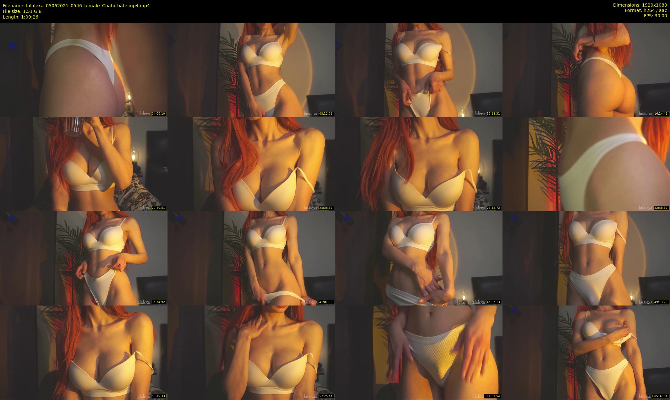 lalalexa — 70 minute Chaturbate female cam show recording, 1080p, Jun 5, 2021