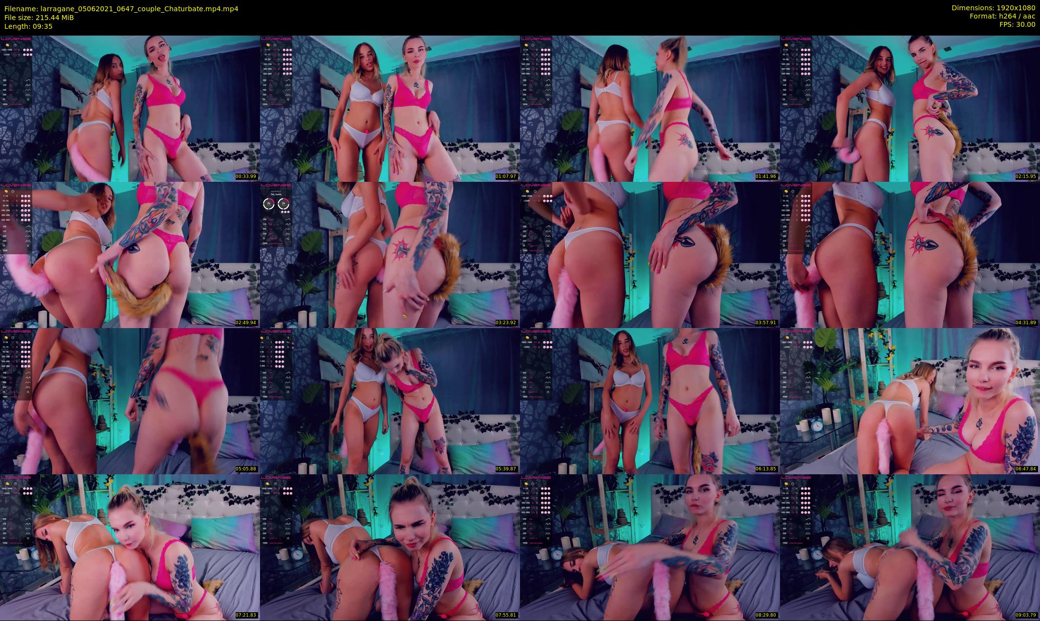 larragane — 10 minute Chaturbate couple cam show recording, 1080p, Jun 5, 2021