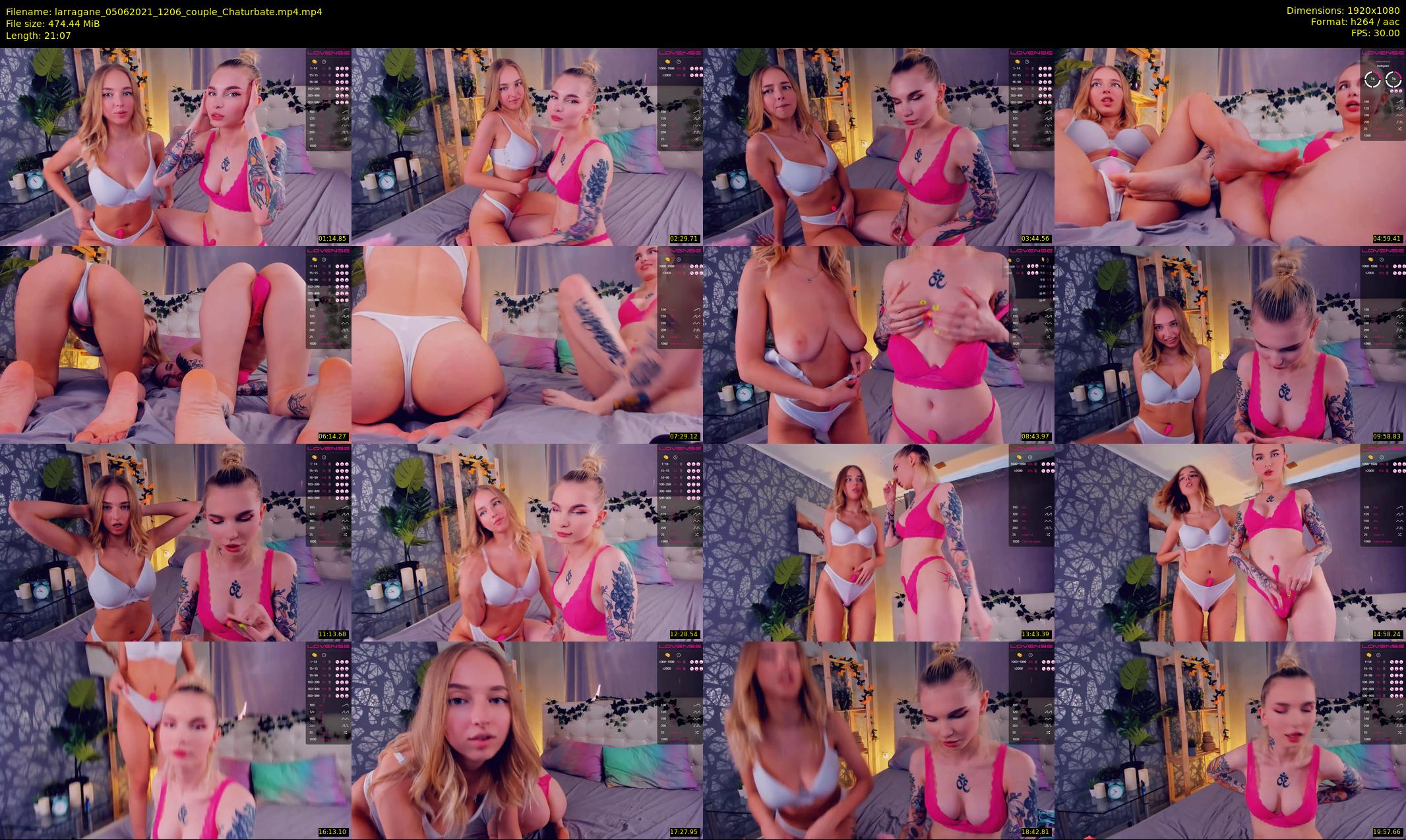 larragane — 22 minute Chaturbate couple cam show recording, 1080p, Jun 5, 2021