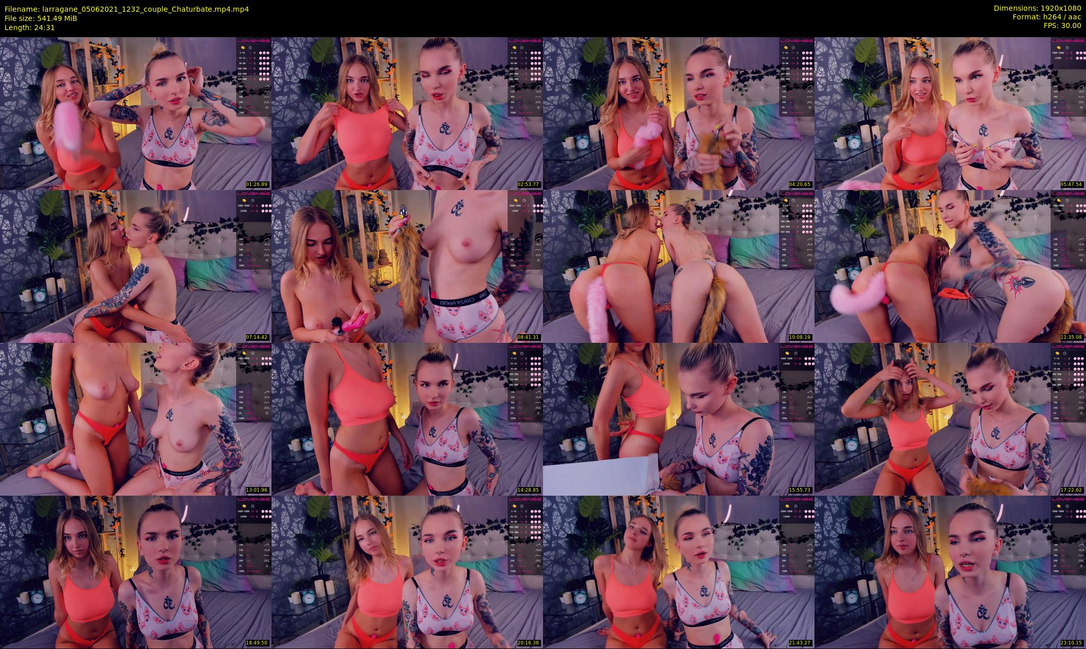 larragane — 25 minute Chaturbate couple cam show recording, 1080p, Jun 5, 2021