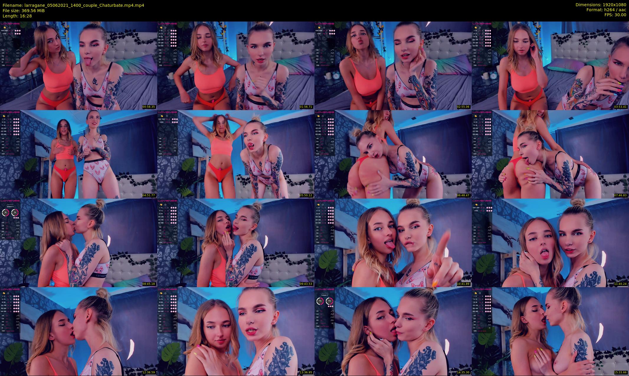 larragane — 17 minute Chaturbate couple cam show recording, 1080p, Jun 5, 2021