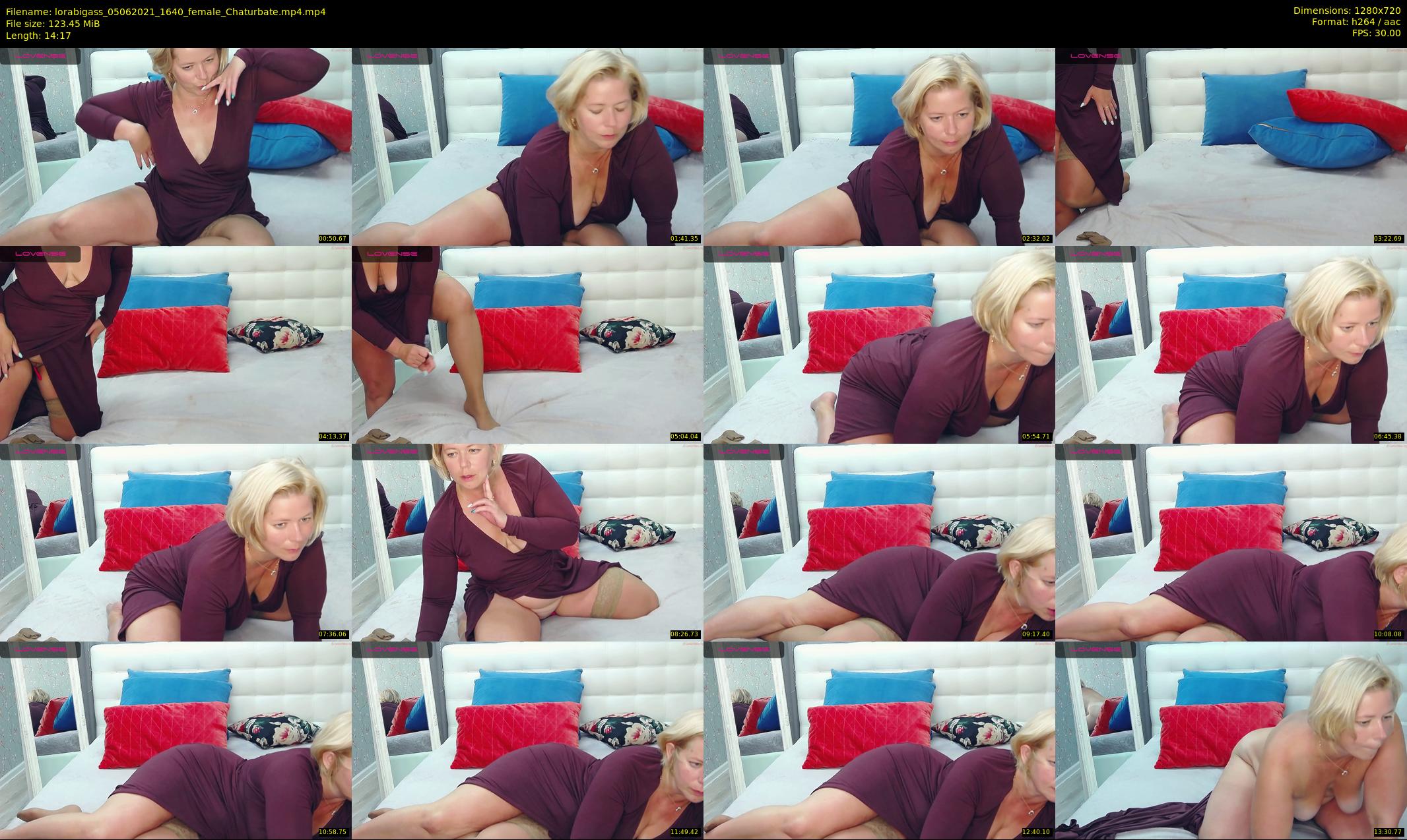 lorabigass — 15 minute Chaturbate female cam show recording, 720p, Jun 5, 2021
