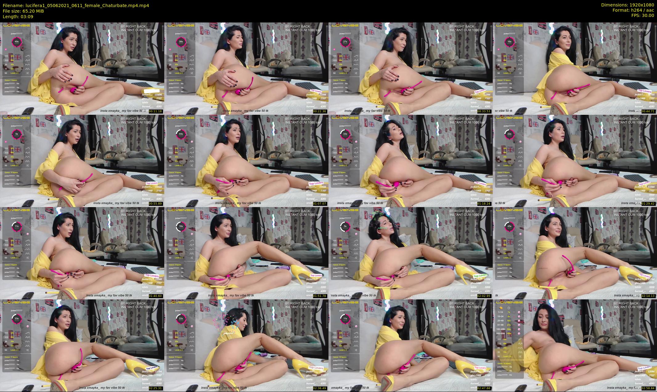 lucifera1 — 4 minute Chaturbate female cam show recording, 1080p, Jun 5, 2021