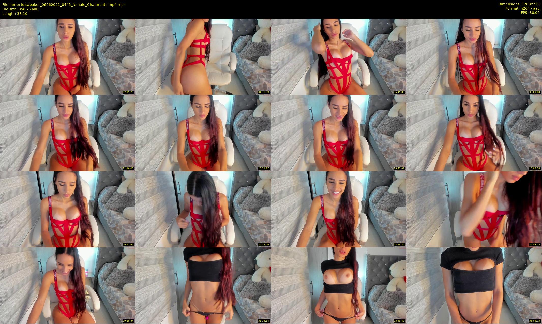 luisabaker — 39 minute Chaturbate female cam show recording, 720p, Jun 6, 2021