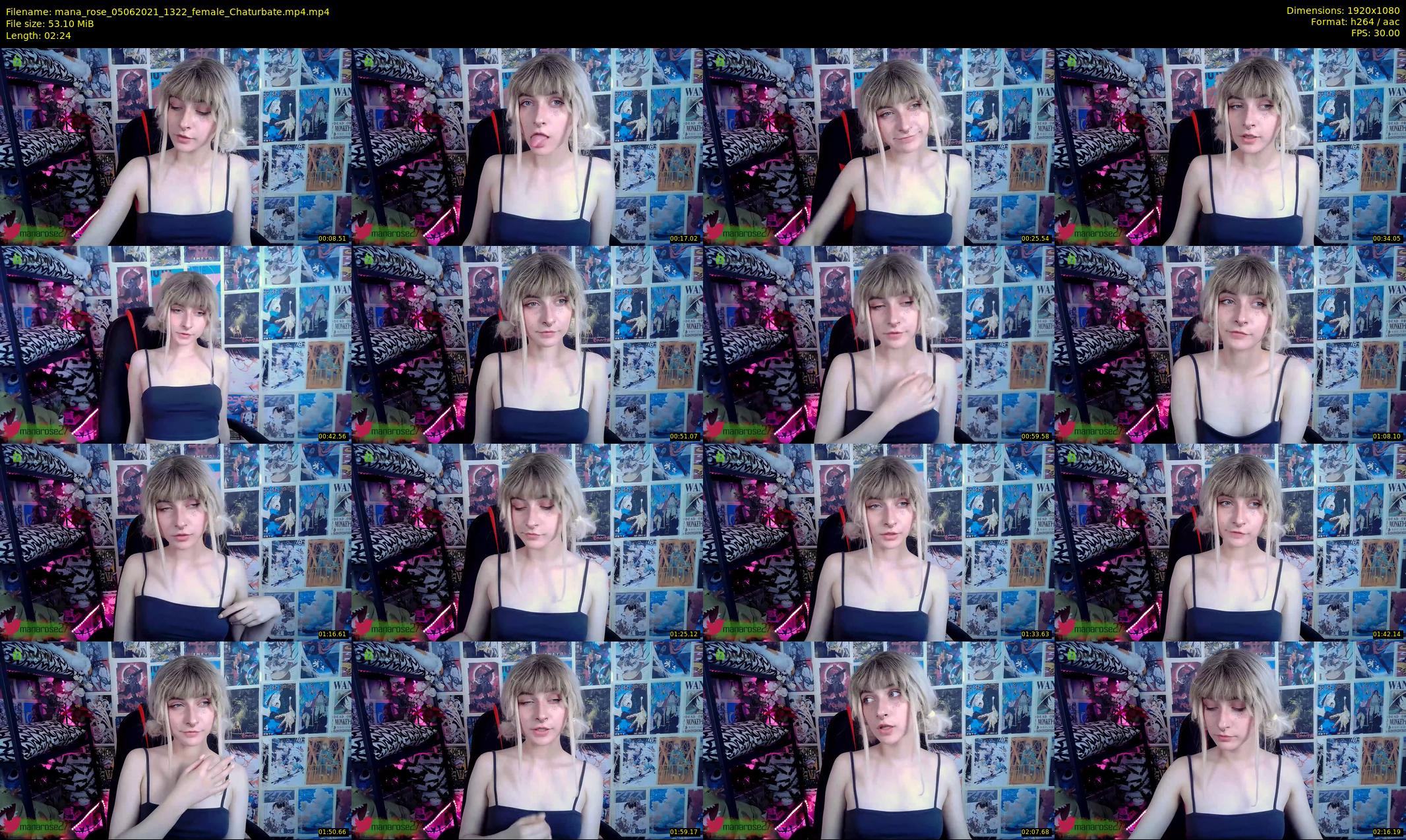 mana_rose — 3 minute Chaturbate female cam show recording, 1080p, Jun 5, 2021