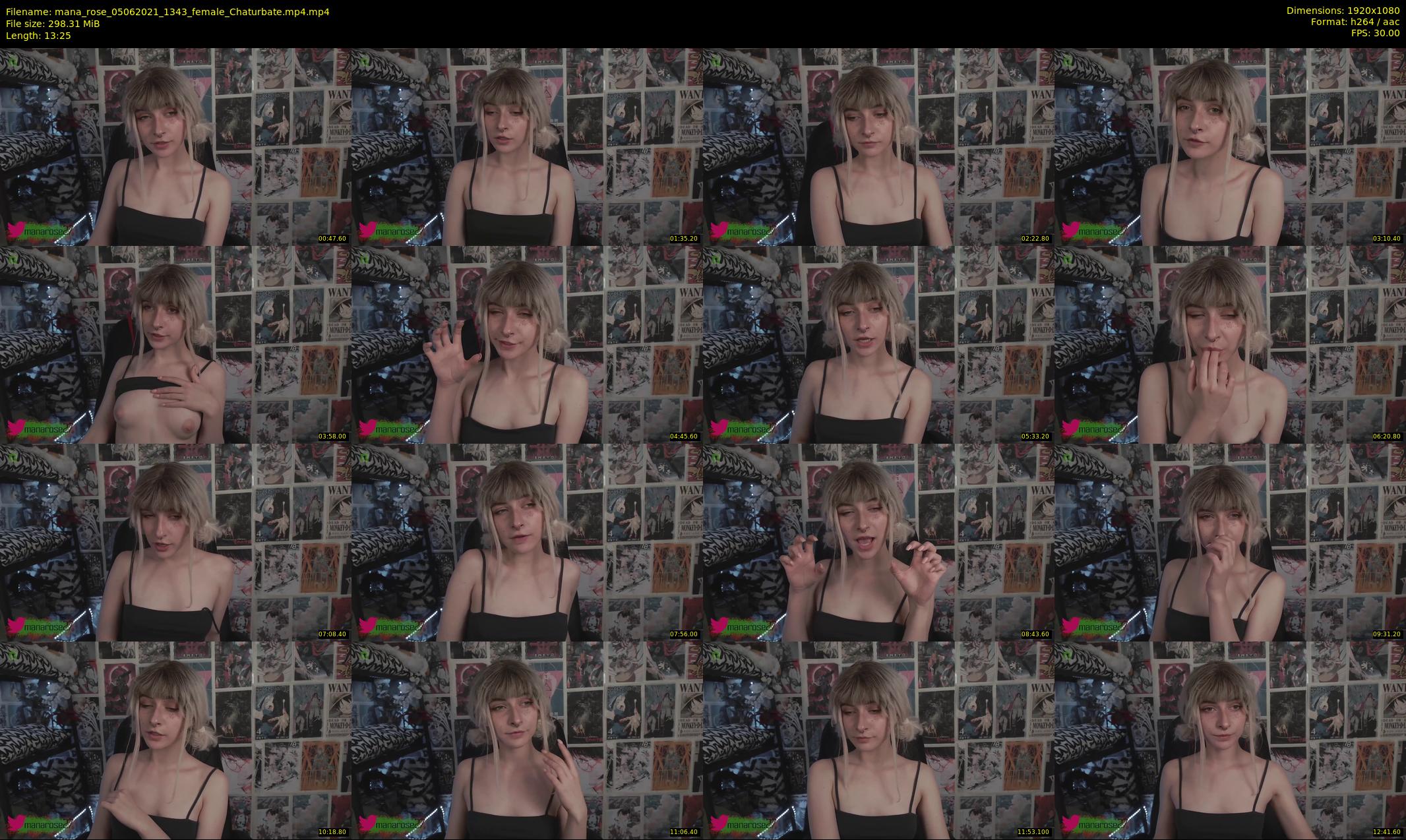 mana_rose — 14 minute Chaturbate female cam show recording, 1080p, Jun 5, 2021