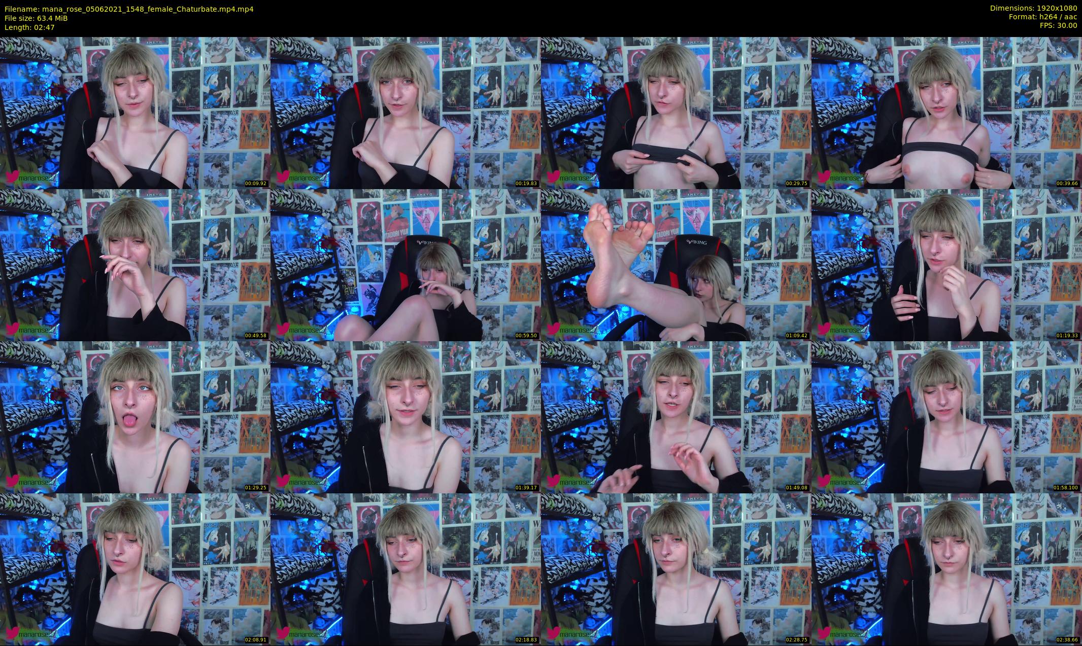 mana_rose — 3 minute Chaturbate female cam show recording, 1080p, Jun 5, 2021