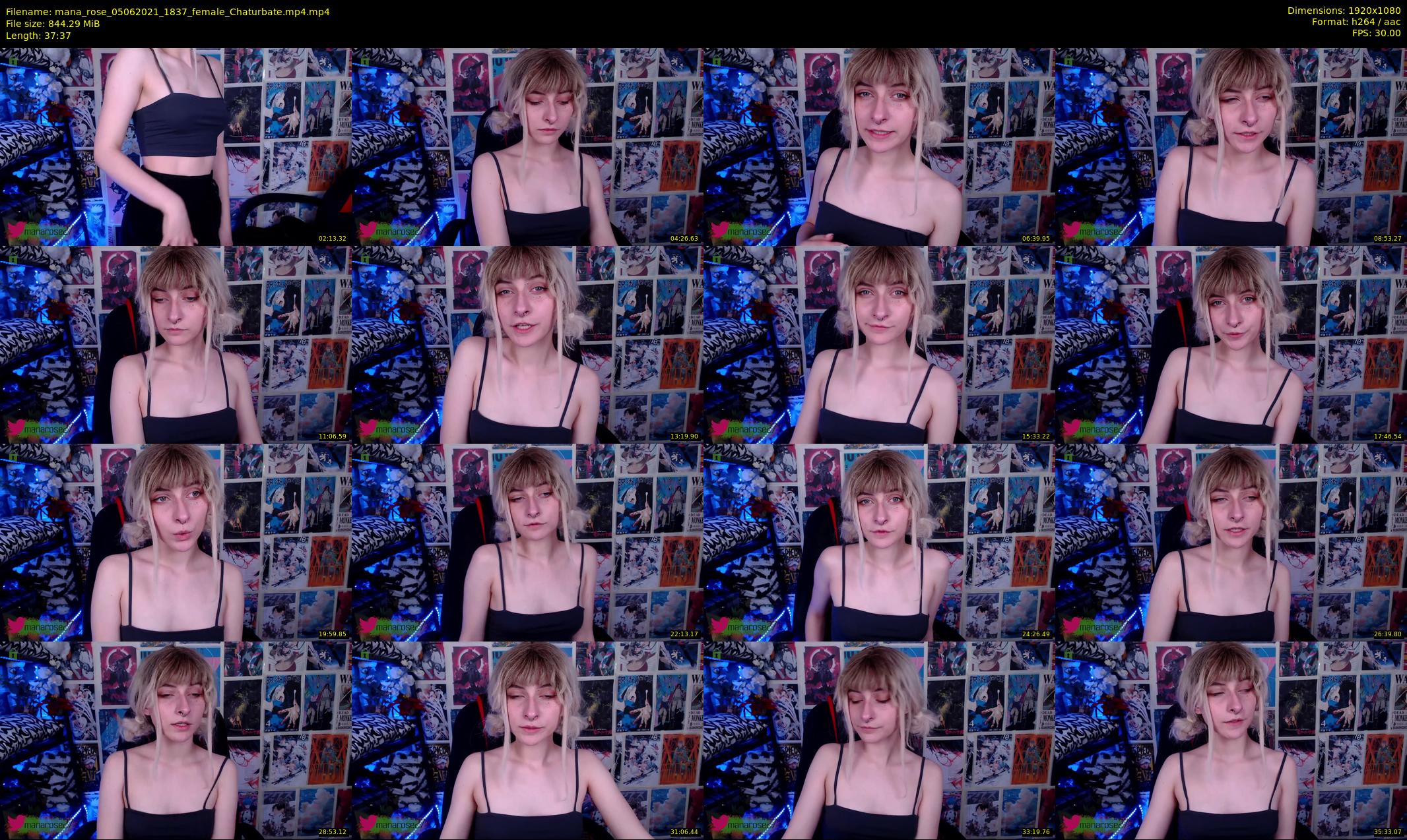 mana_rose — 38 minute Chaturbate female cam show recording, 1080p, Jun 5, 2021