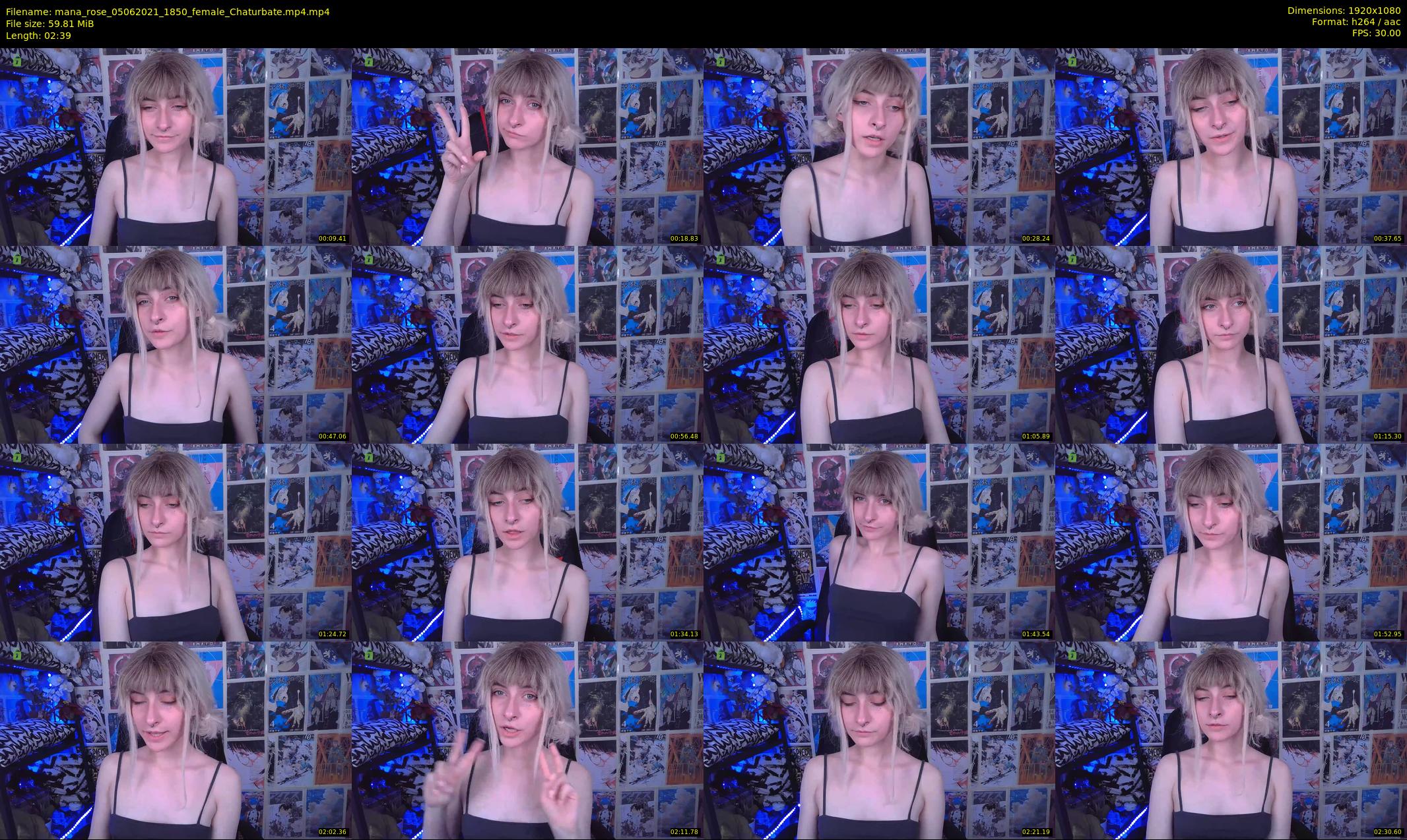 mana_rose — 3 minute Chaturbate female cam show recording, 1080p, Jun 5, 2021