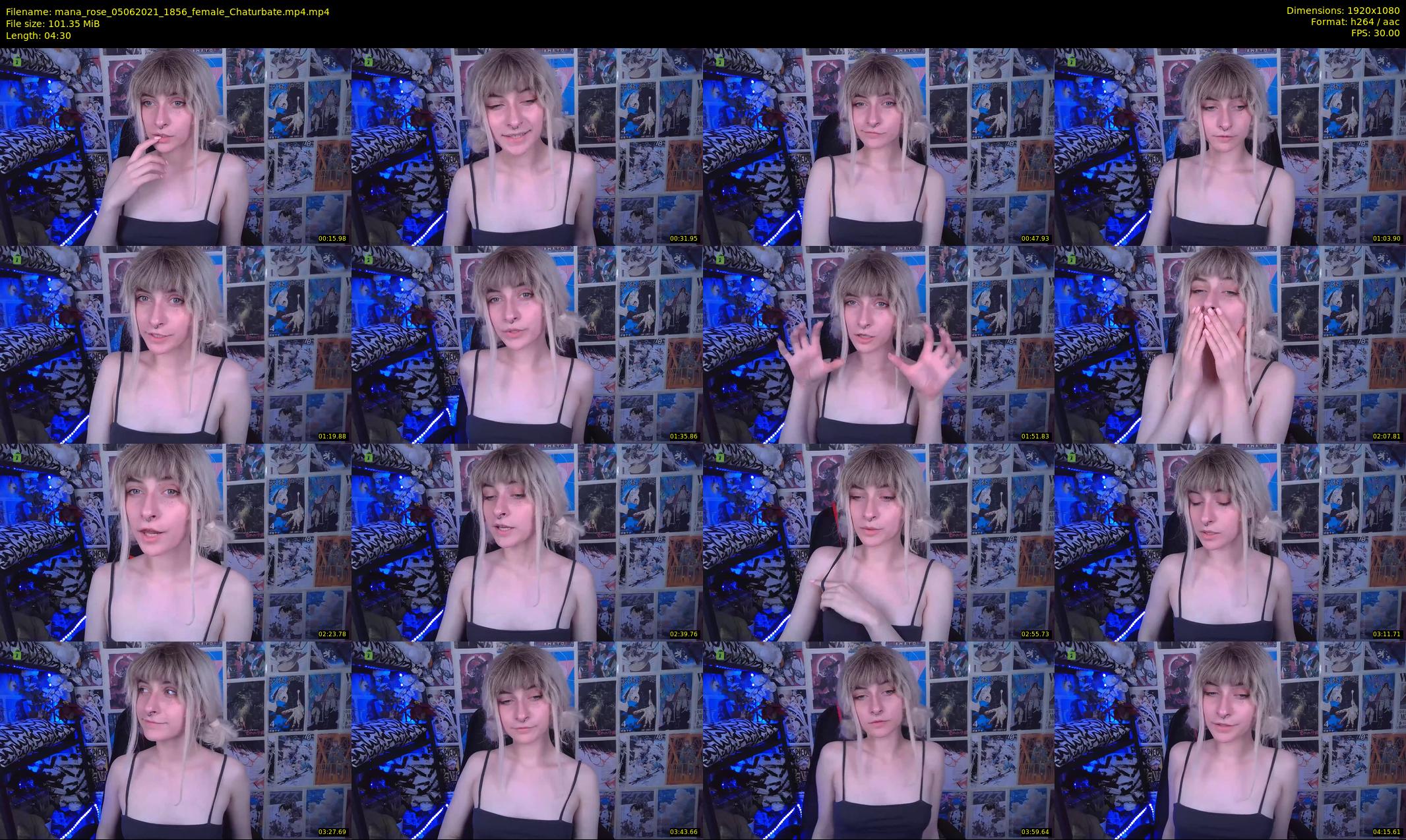 mana_rose — 5 minute Chaturbate female cam show recording, 1080p, Jun 5, 2021