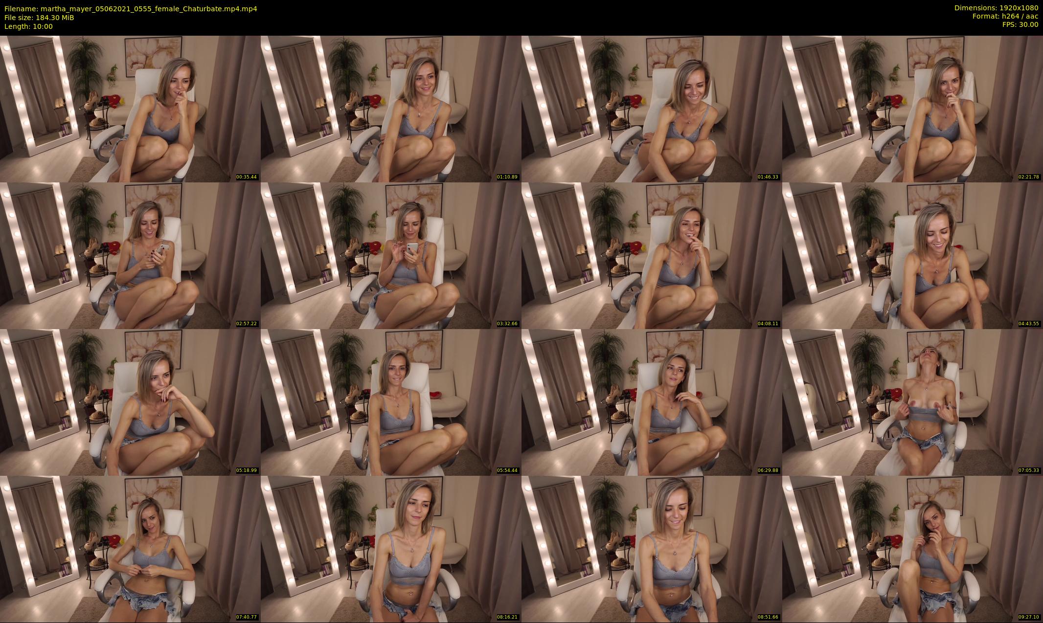 martha_mayer — 10 minute Chaturbate female cam show recording, 1080p, Jun 5, 2021