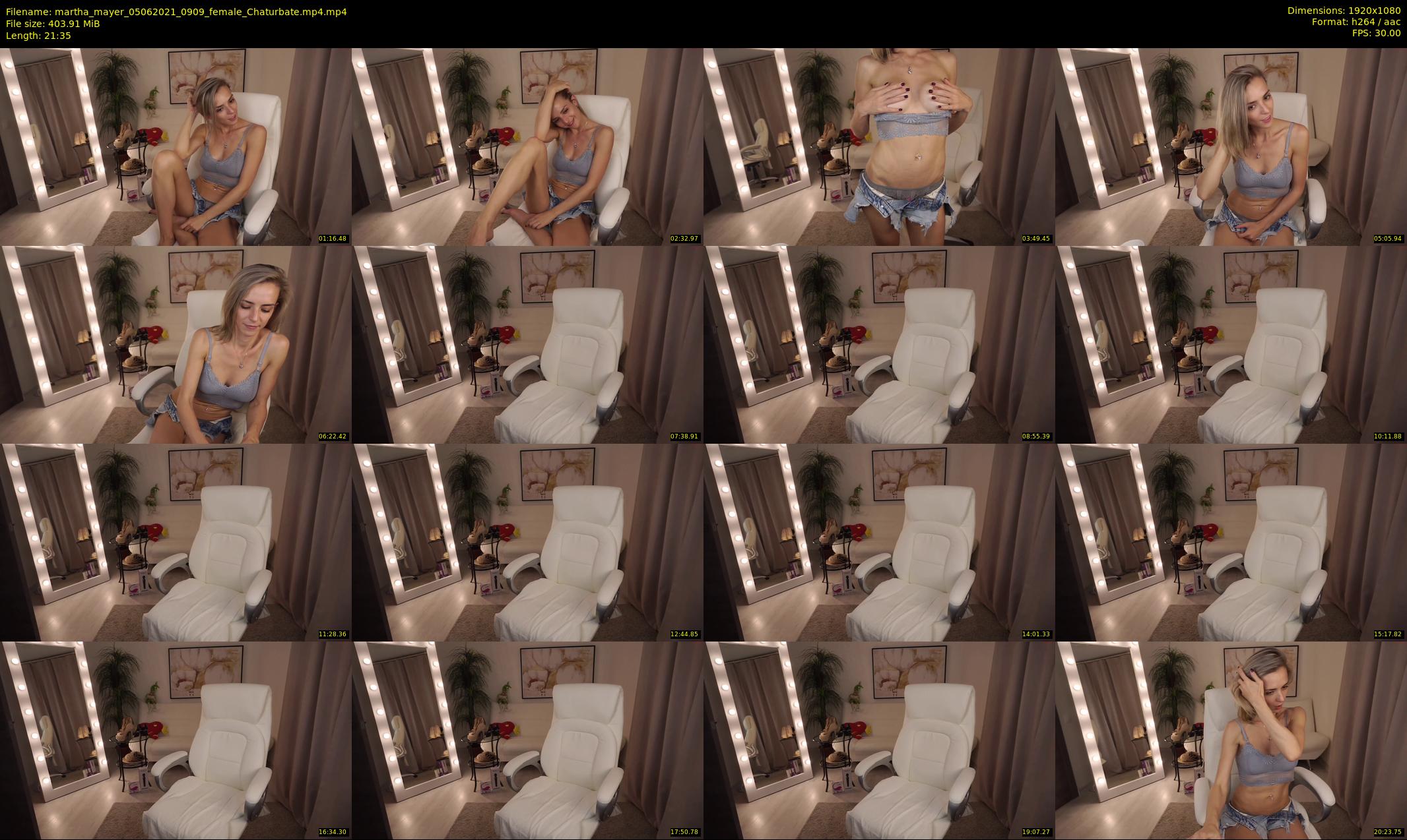 martha_mayer — 22 minute Chaturbate female cam show recording, 1080p, Jun 5, 2021
