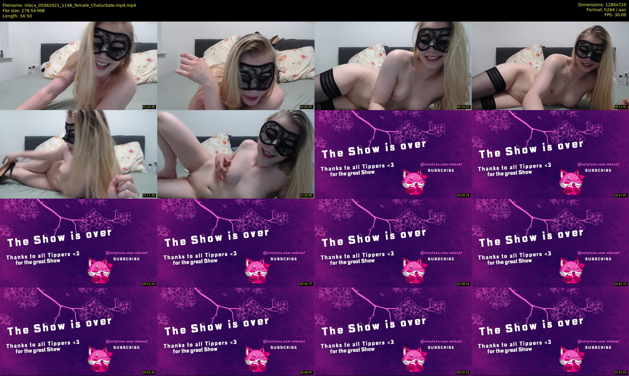 mbca — 35 minute Chaturbate couple cam show recording, 720p, Jun 5, 2021
