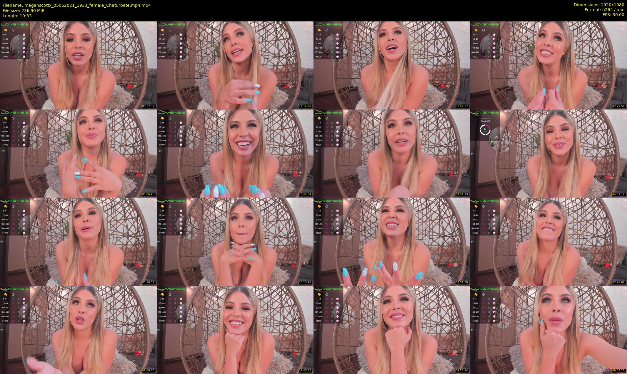 meganscottx — 11 minute Chaturbate female cam show recording, 1080p, Jun 5, 2021