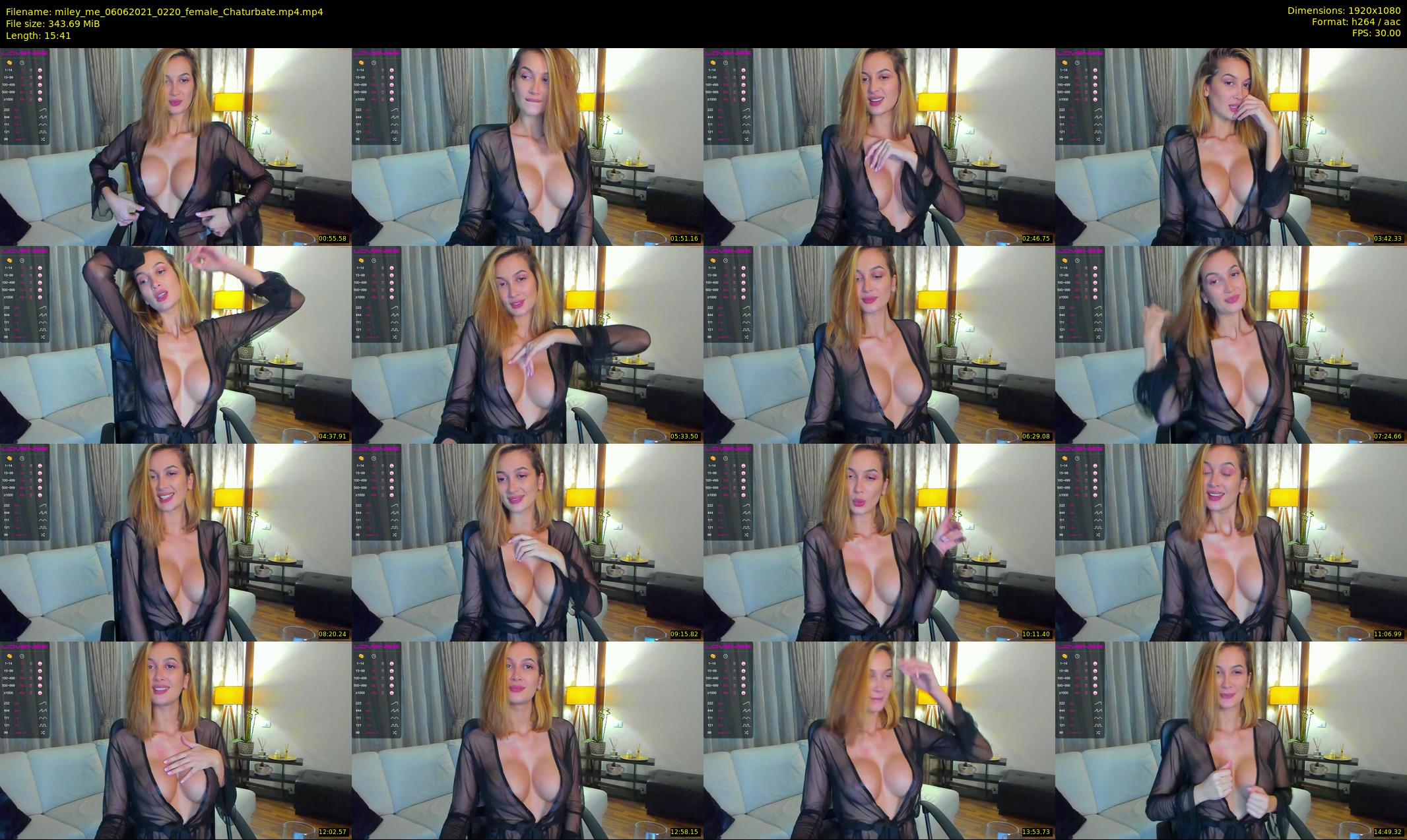 miley_me — 16 minute Chaturbate female cam show recording, 1080p, Jun 6, 2021