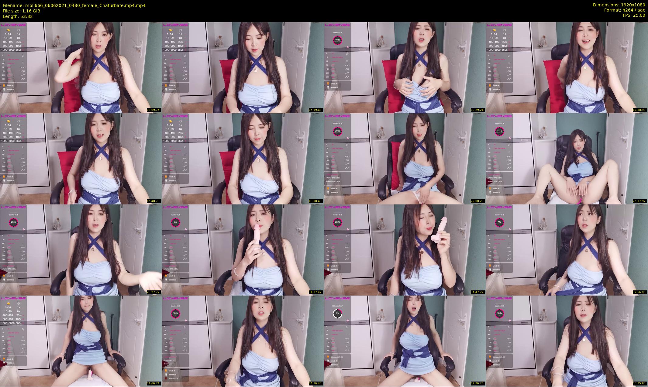 moli666 — 54 minute Chaturbate female cam show recording, 1080p, Jun 6, 2021